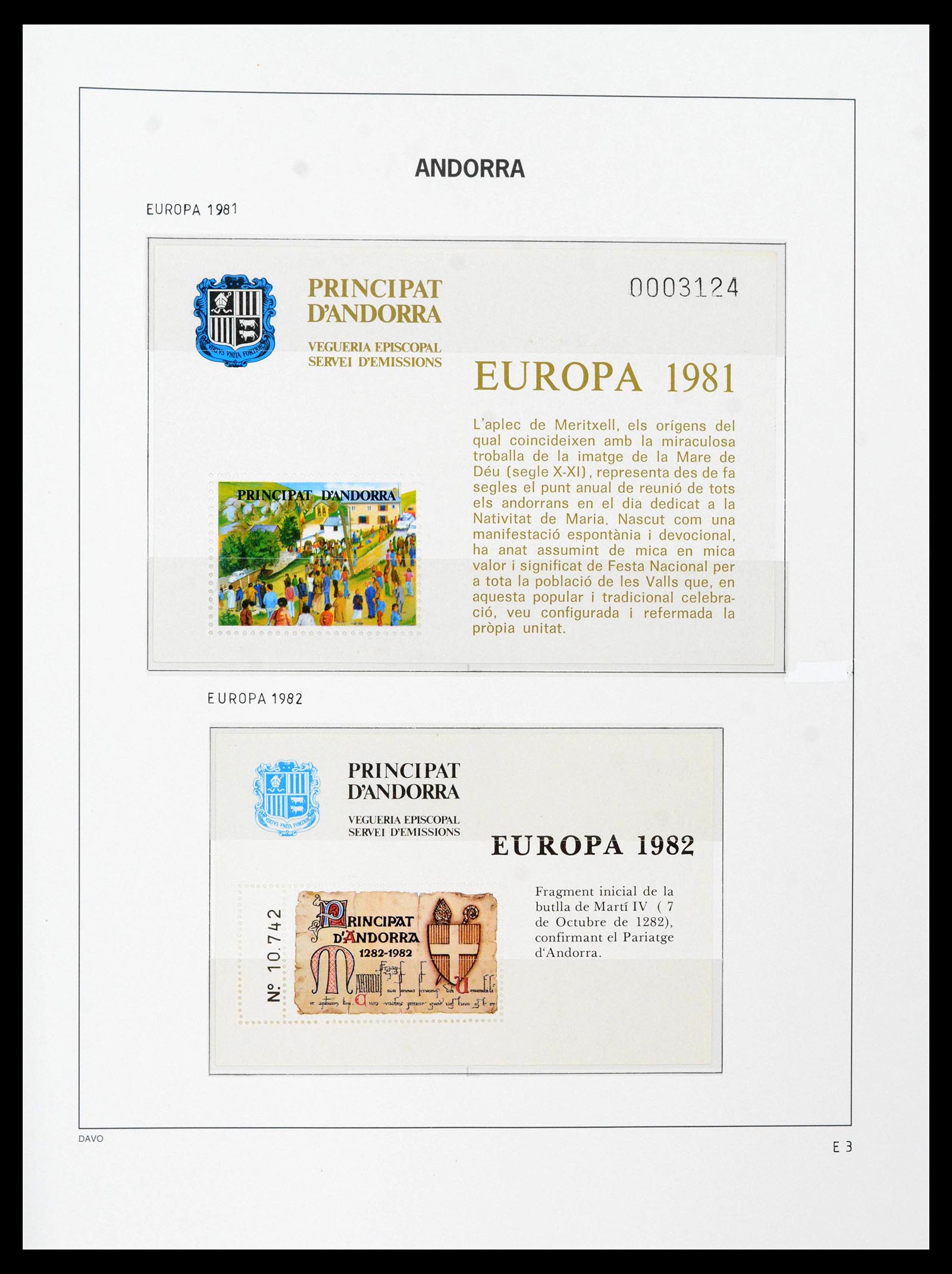 39432 0069 - Postzegelverzameling 39432 Spaans Andorra 1928-2014.