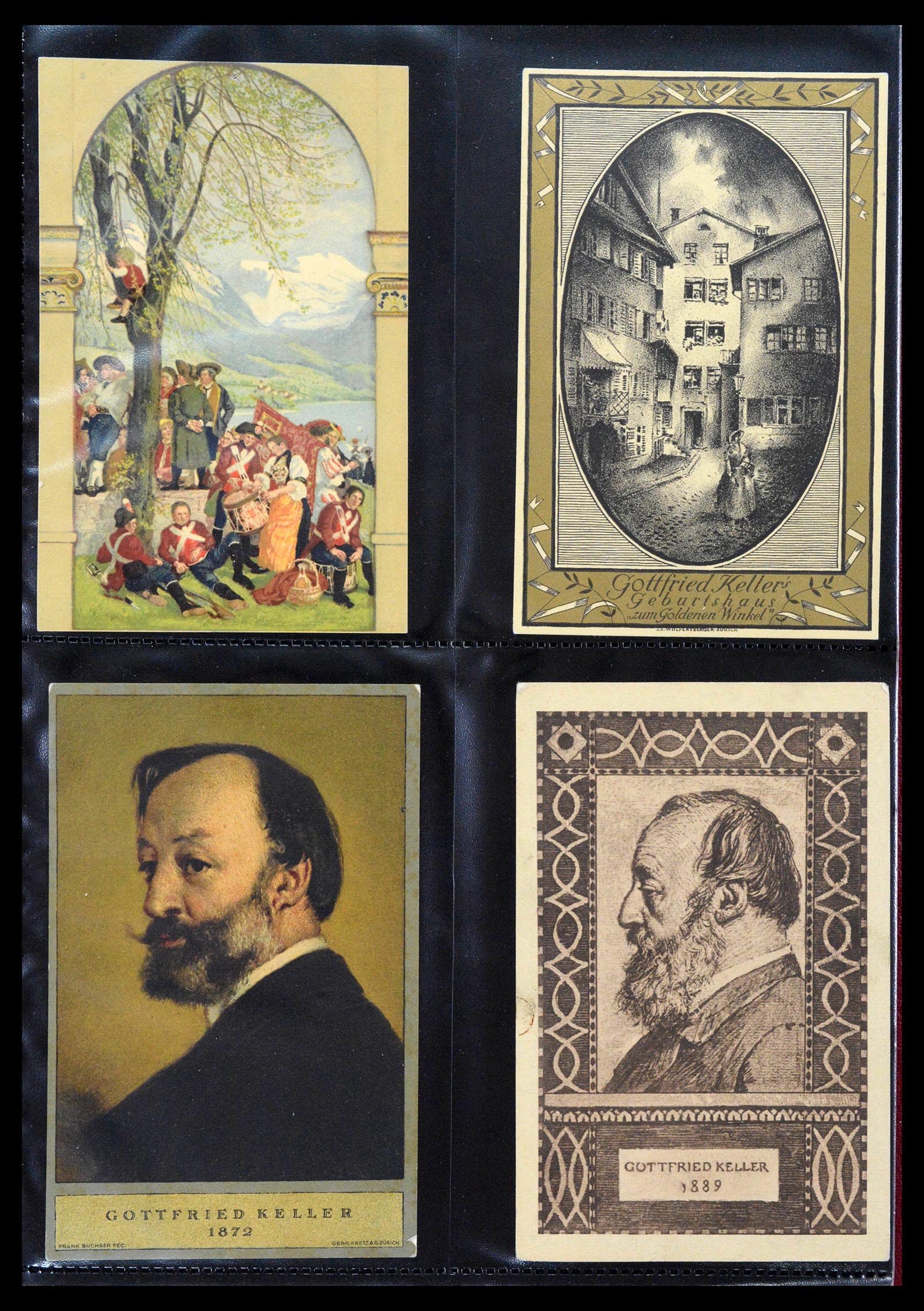 39433 0007 - Stamp collection 39433 Switzerland Bundesfeier cards 1910-1937.