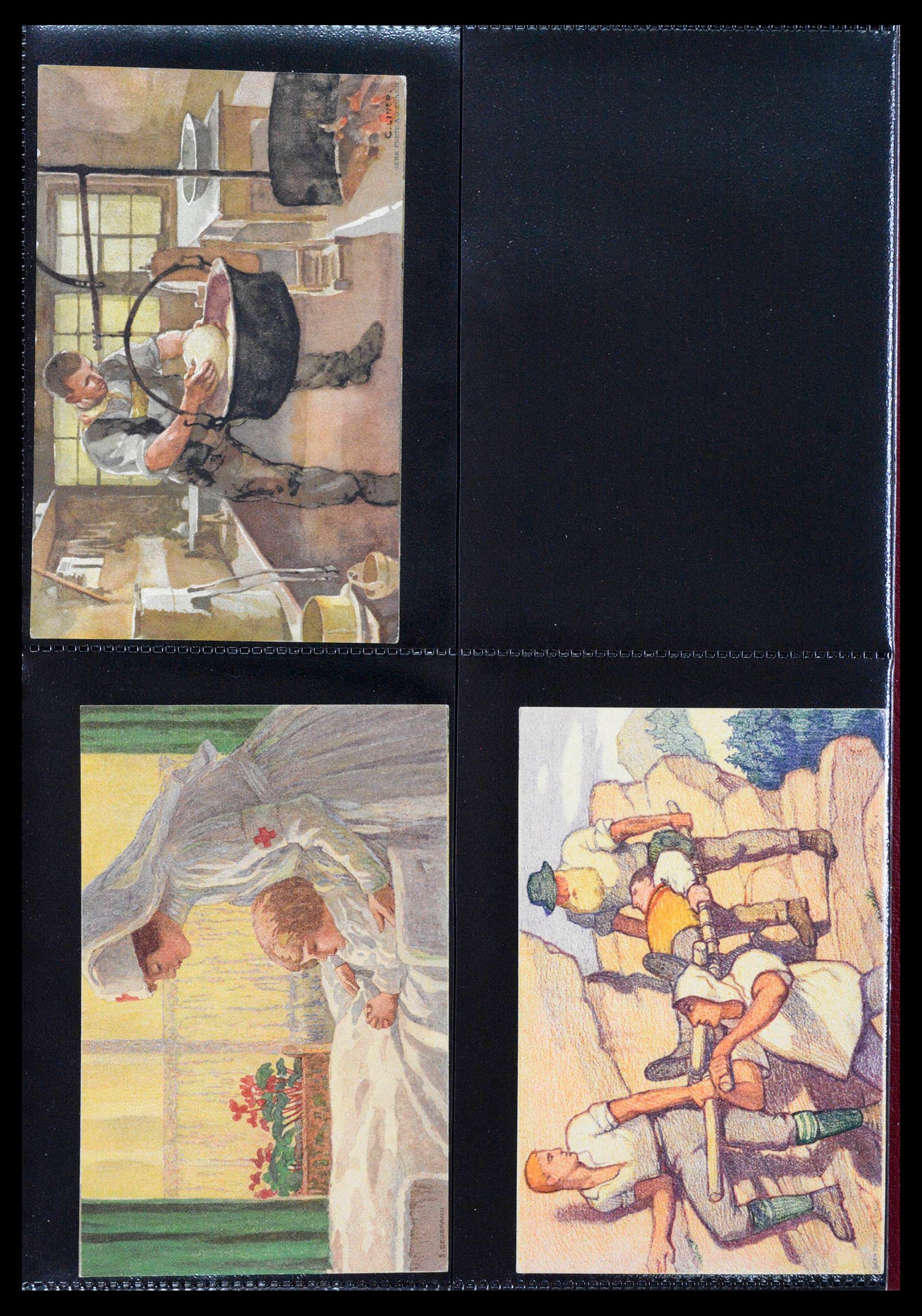 39433 0009 - Stamp collection 39433 Switzerland Bundesfeier cards 1910-1937.