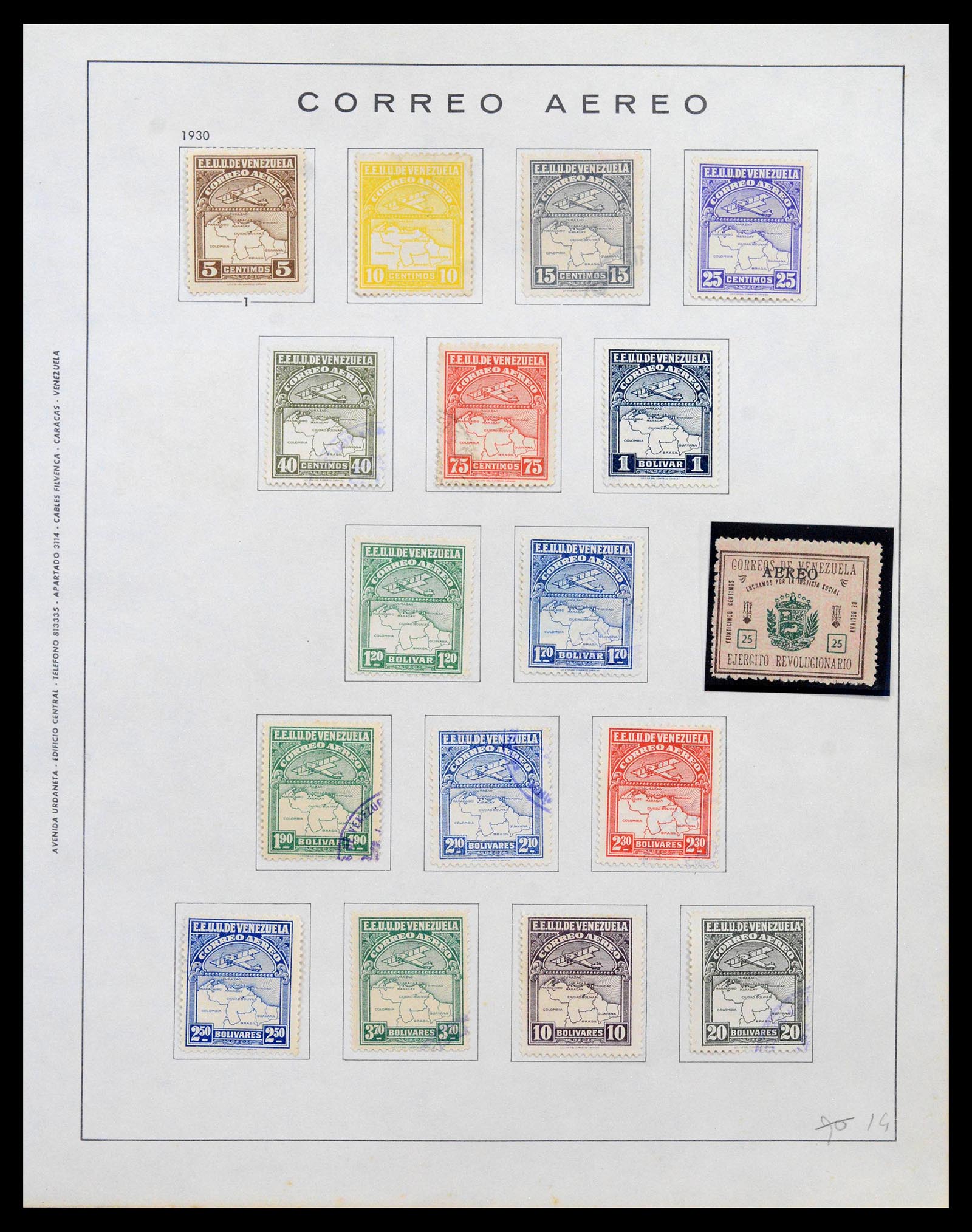 39436 0001 - Stamp collection 39436 Venezuela 1859-1985.