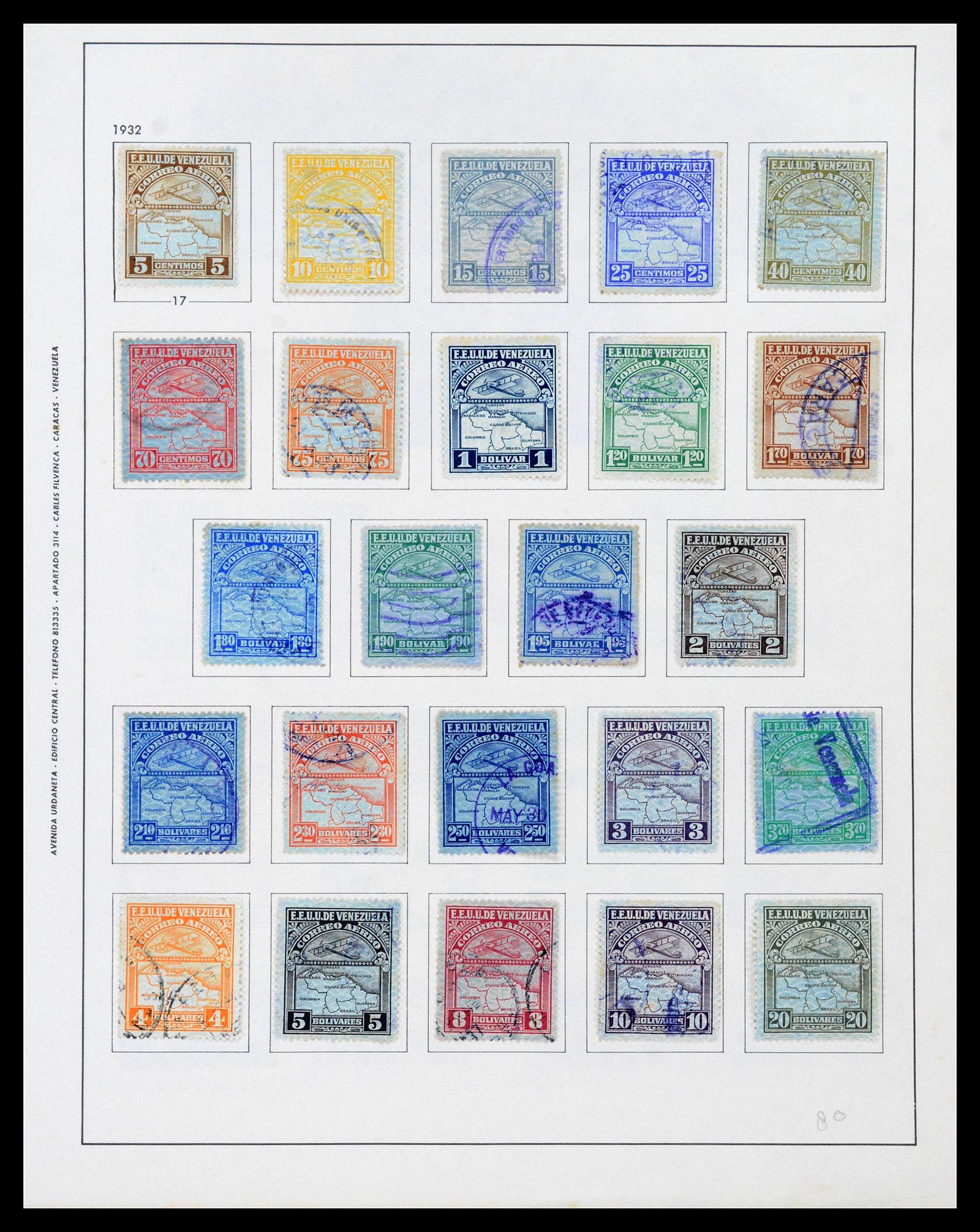 39436 0002 - Stamp collection 39436 Venezuela 1859-1985.