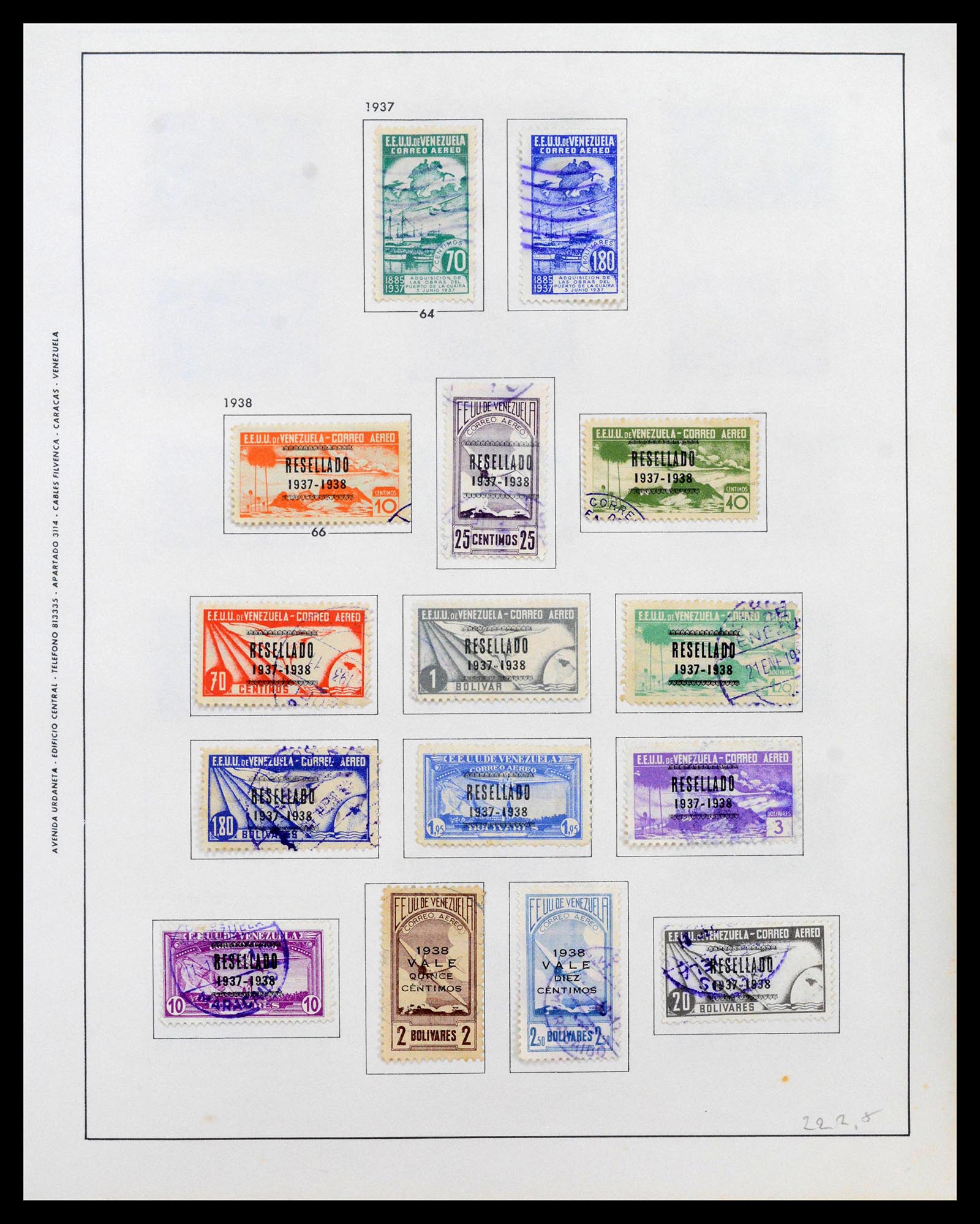 39436 0004 - Stamp collection 39436 Venezuela 1859-1985.
