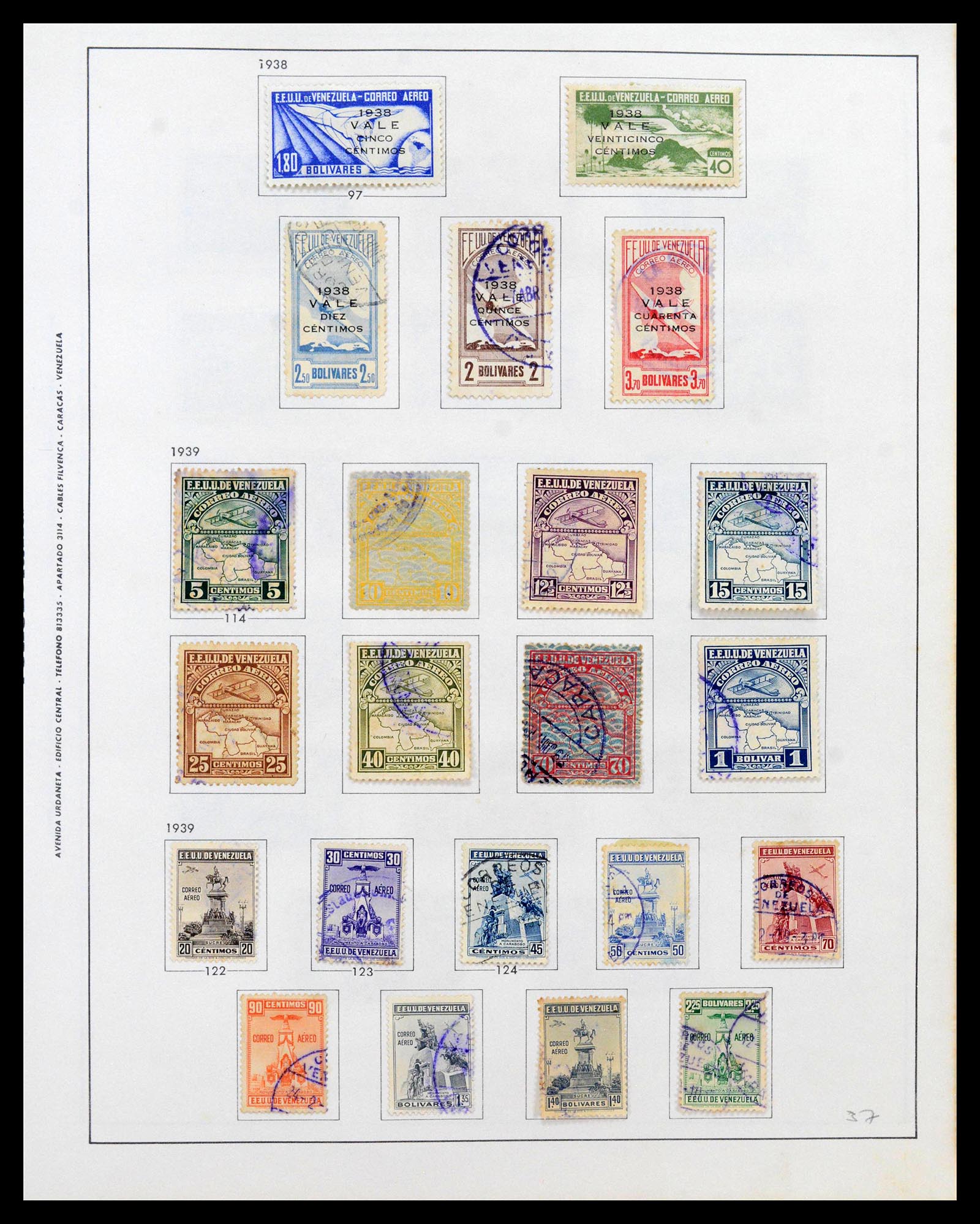 39436 0006 - Stamp collection 39436 Venezuela 1859-1985.