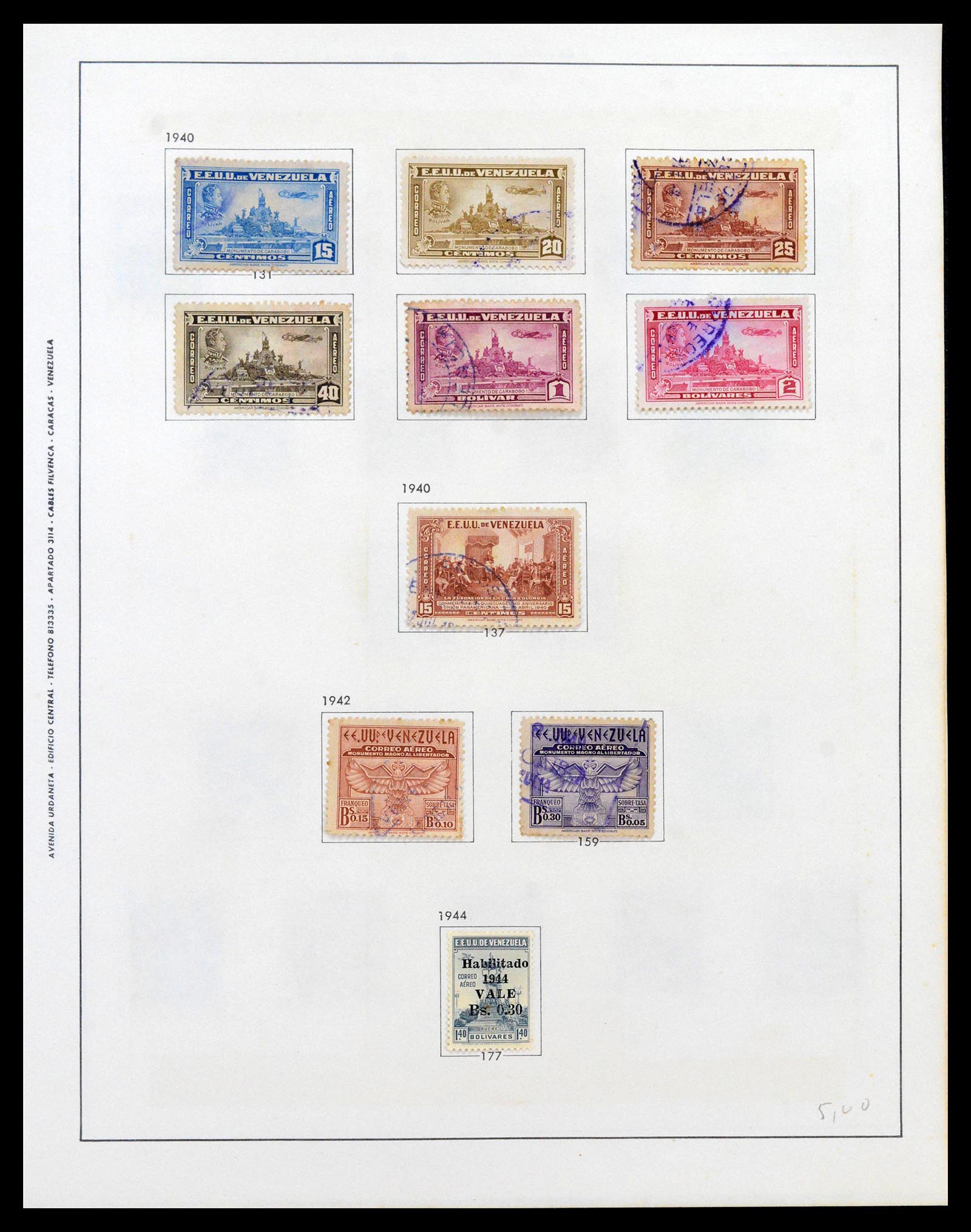 39436 0009 - Postzegelverzameling 39436 Venezuela 1859-1985.