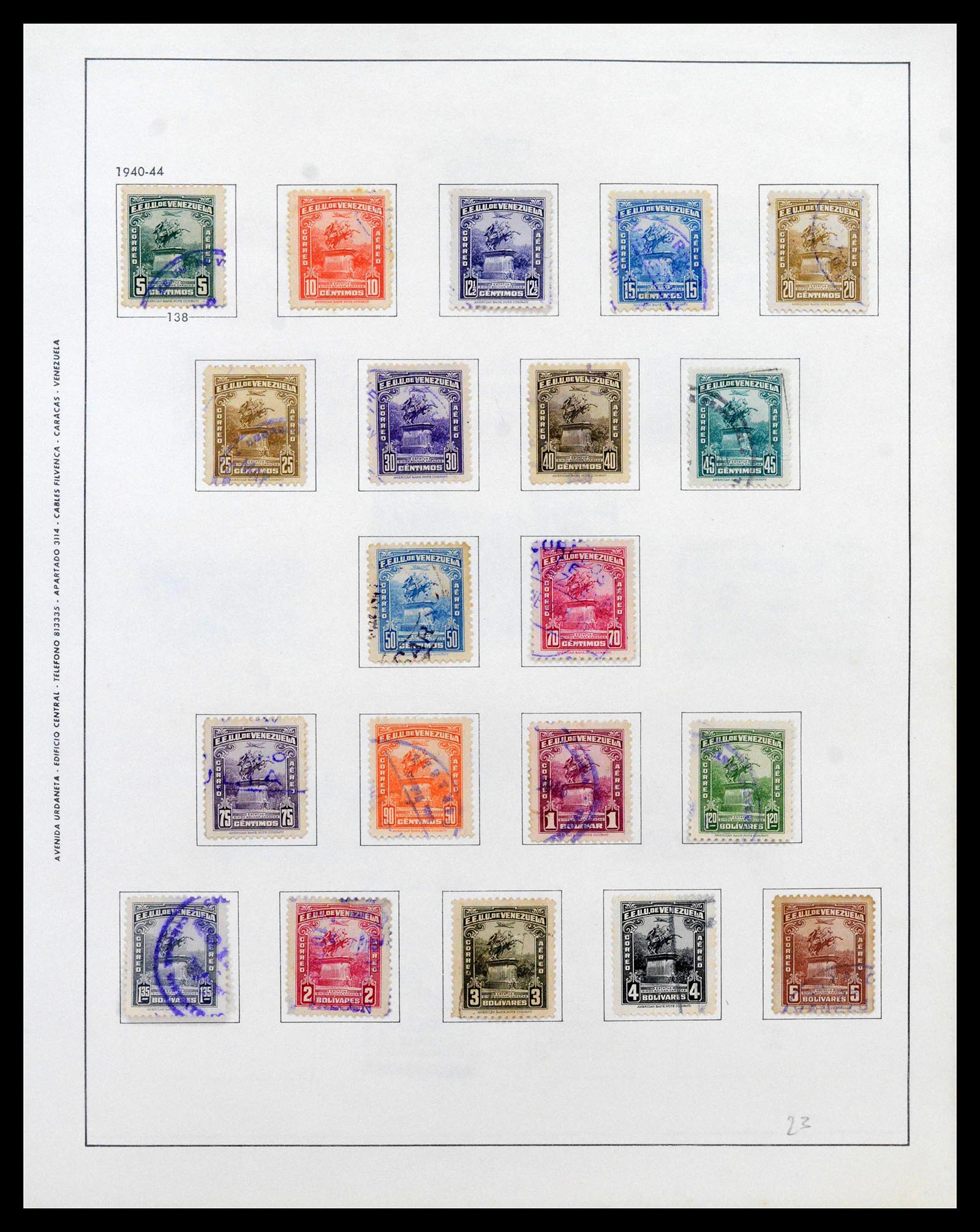 39436 0010 - Stamp collection 39436 Venezuela 1859-1985.