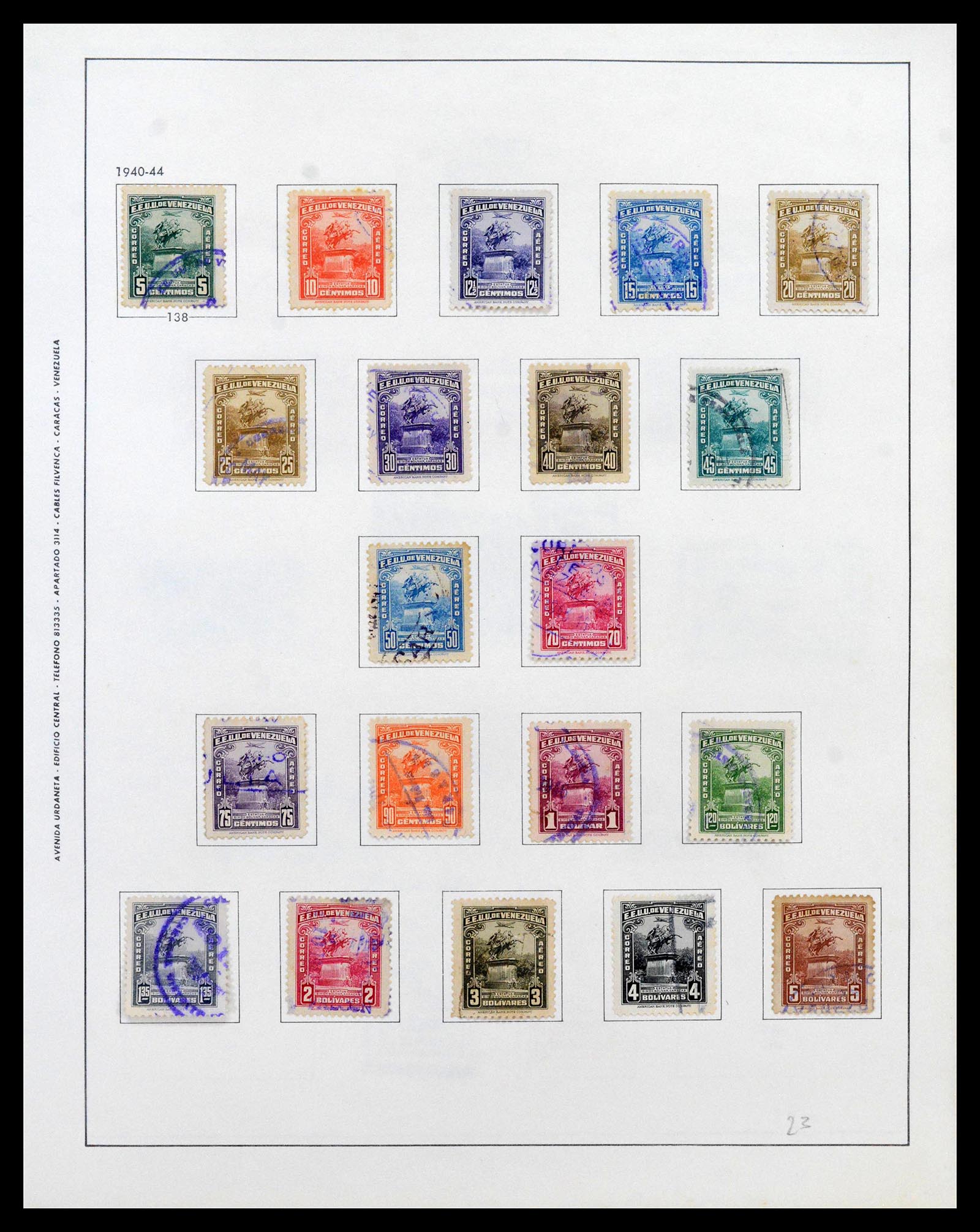 39436 0010 - Postzegelverzameling 39436 Venezuela 1859-1985.