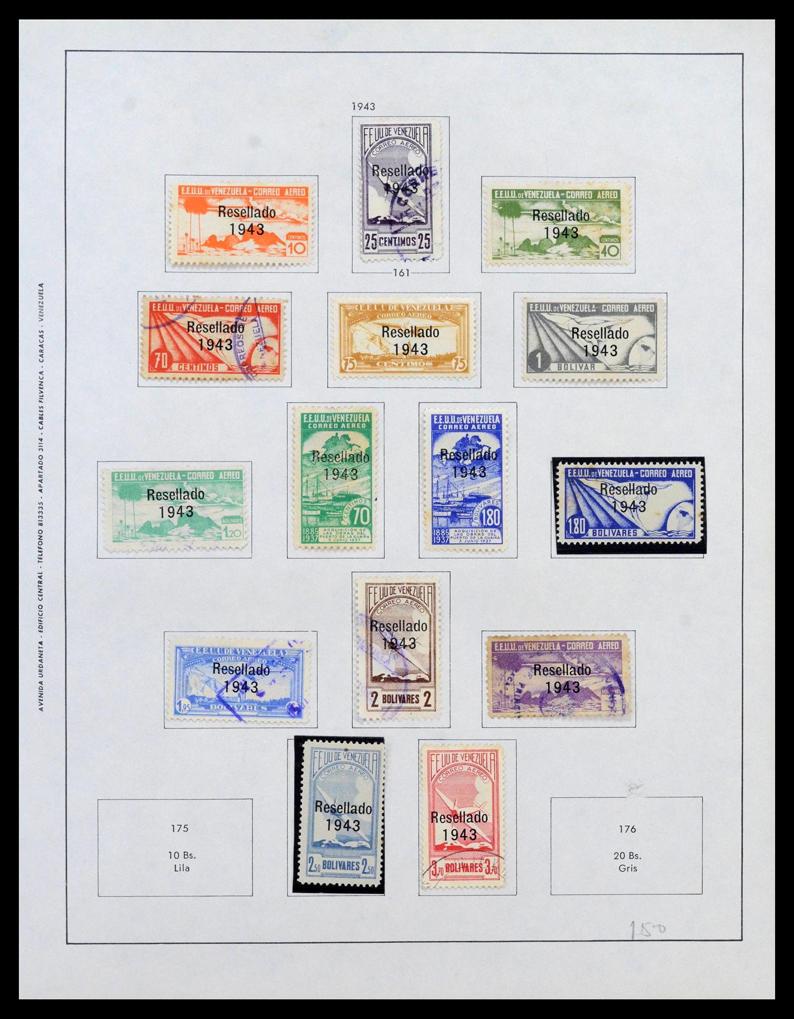 39436 0012 - Postzegelverzameling 39436 Venezuela 1859-1985.