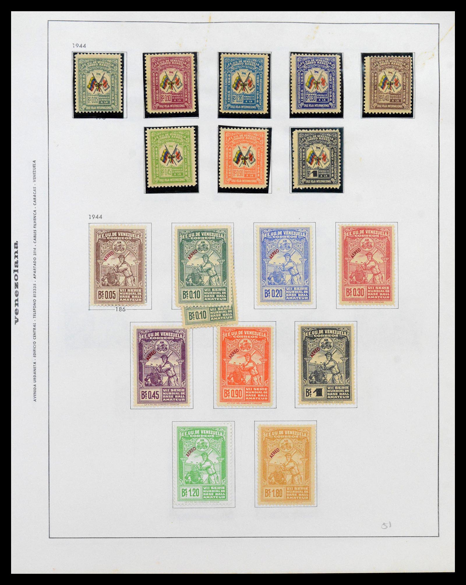 39436 0013 - Stamp collection 39436 Venezuela 1859-1985.