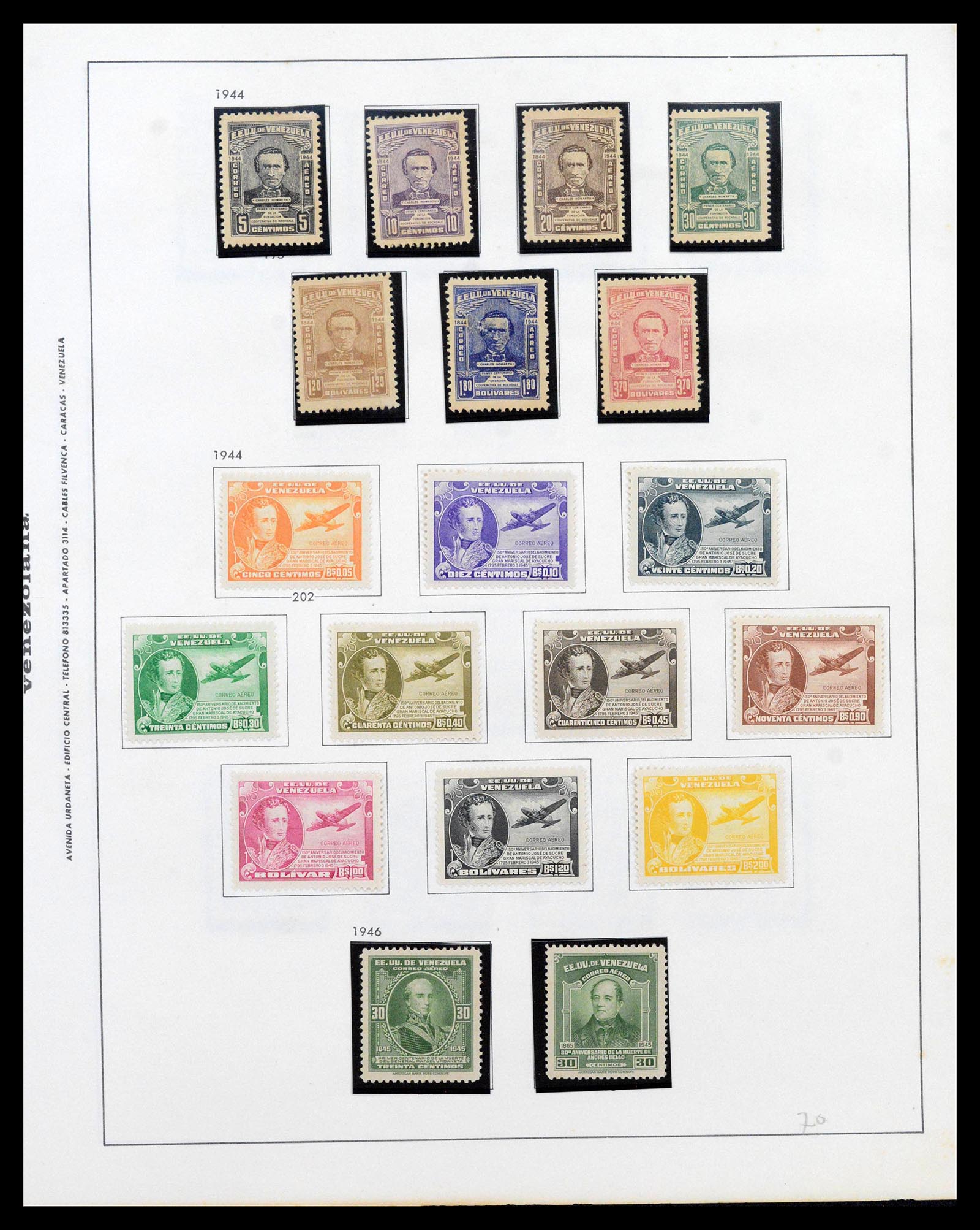 39436 0014 - Stamp collection 39436 Venezuela 1859-1985.
