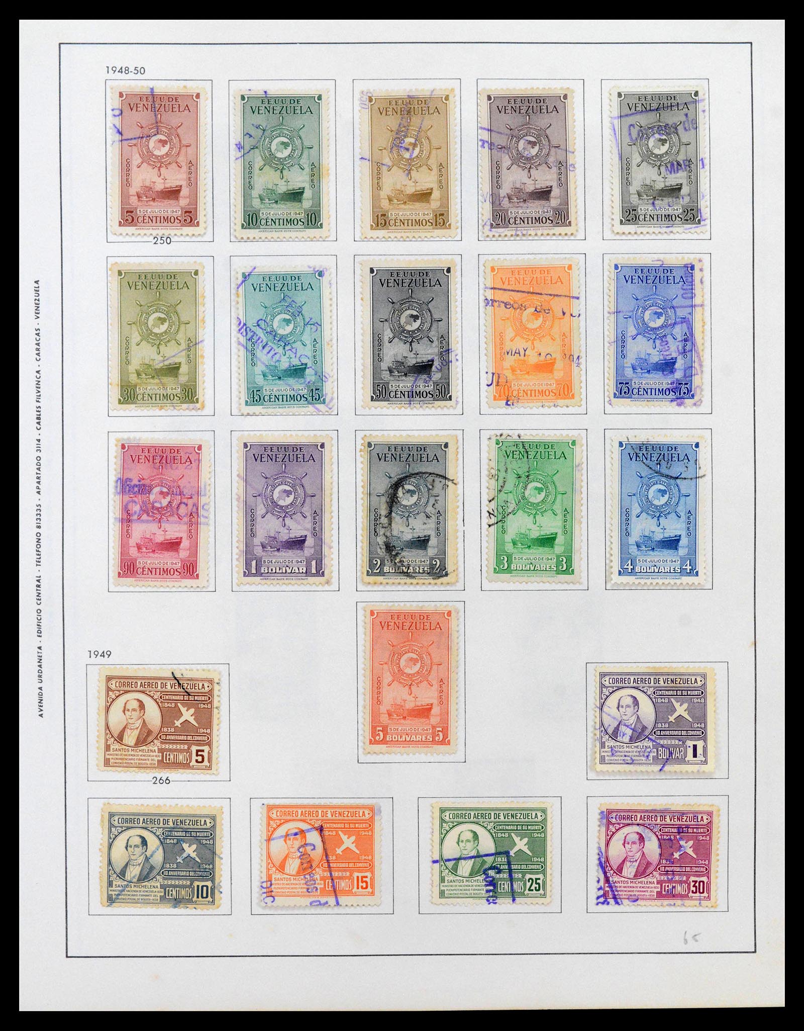 39436 0017 - Stamp collection 39436 Venezuela 1859-1985.