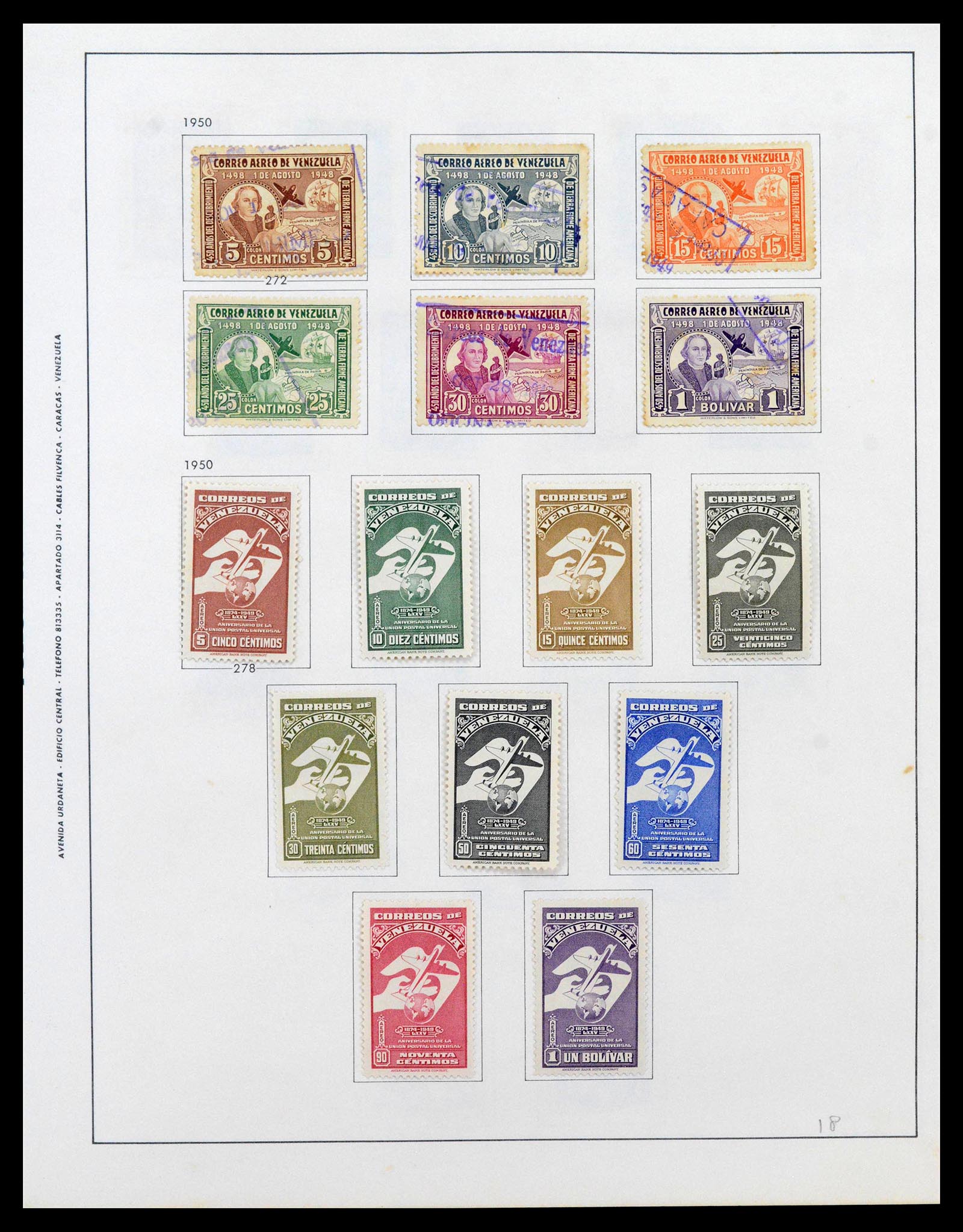 39436 0018 - Postzegelverzameling 39436 Venezuela 1859-1985.