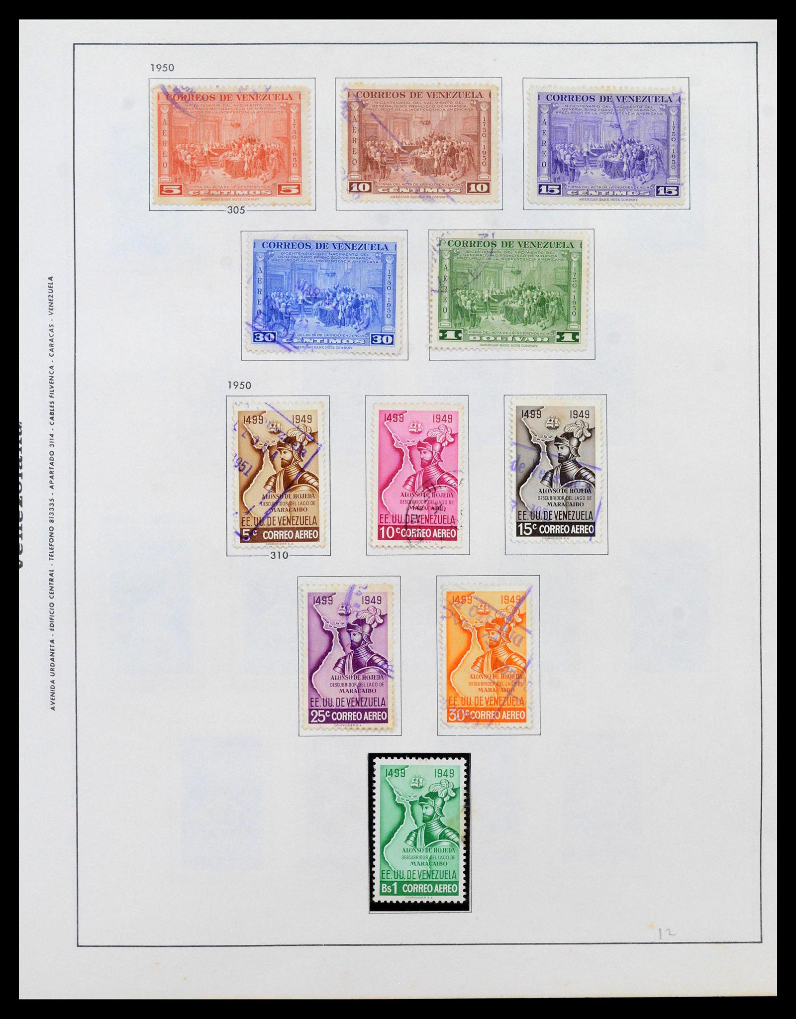 39436 0020 - Postzegelverzameling 39436 Venezuela 1859-1985.
