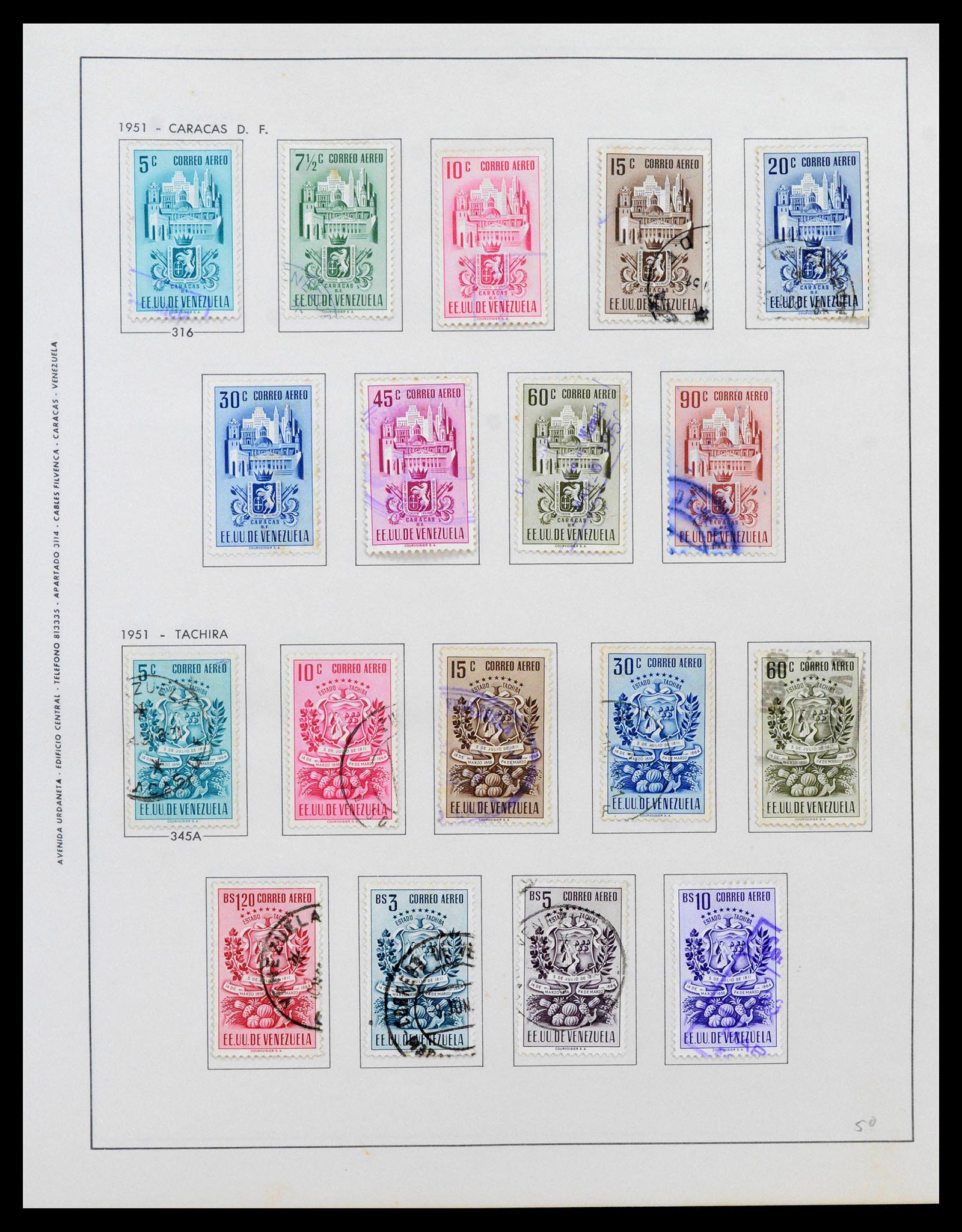 39436 0022 - Postzegelverzameling 39436 Venezuela 1859-1985.