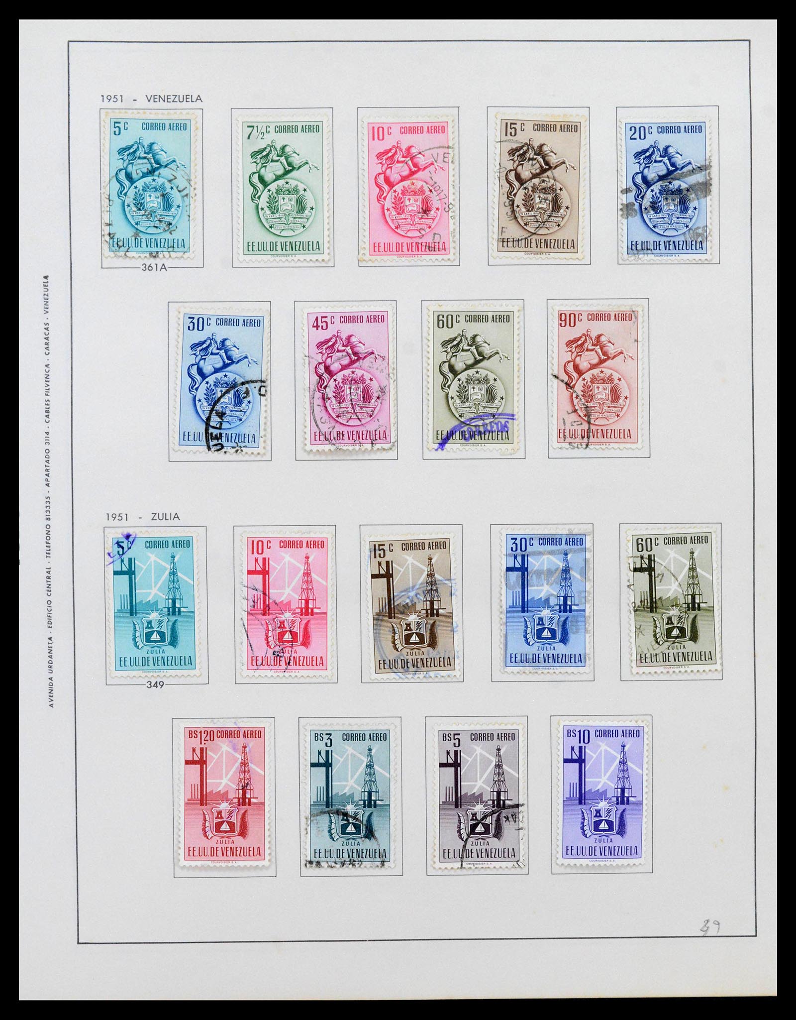 39436 0023 - Postzegelverzameling 39436 Venezuela 1859-1985.