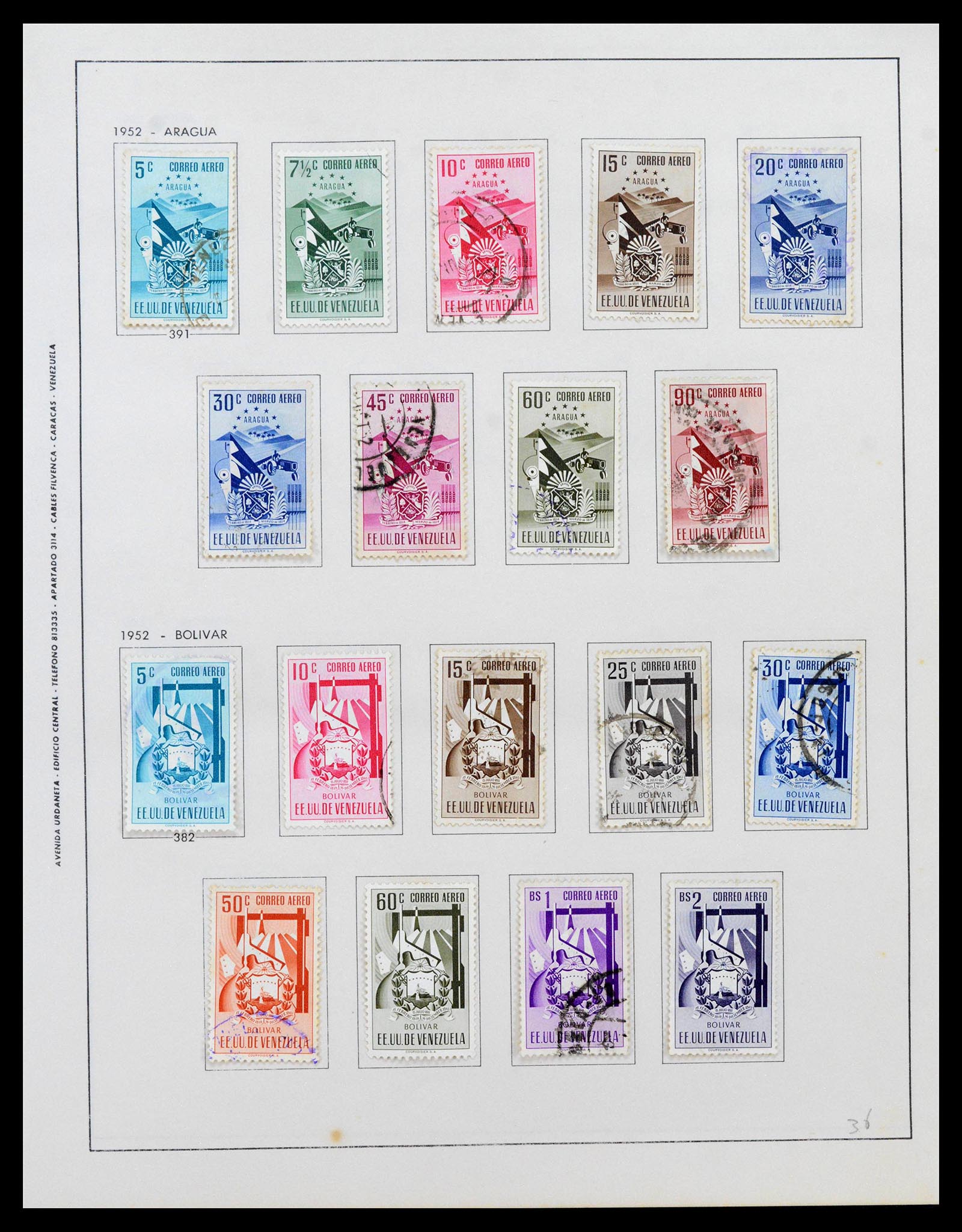 39436 0024 - Postzegelverzameling 39436 Venezuela 1859-1985.