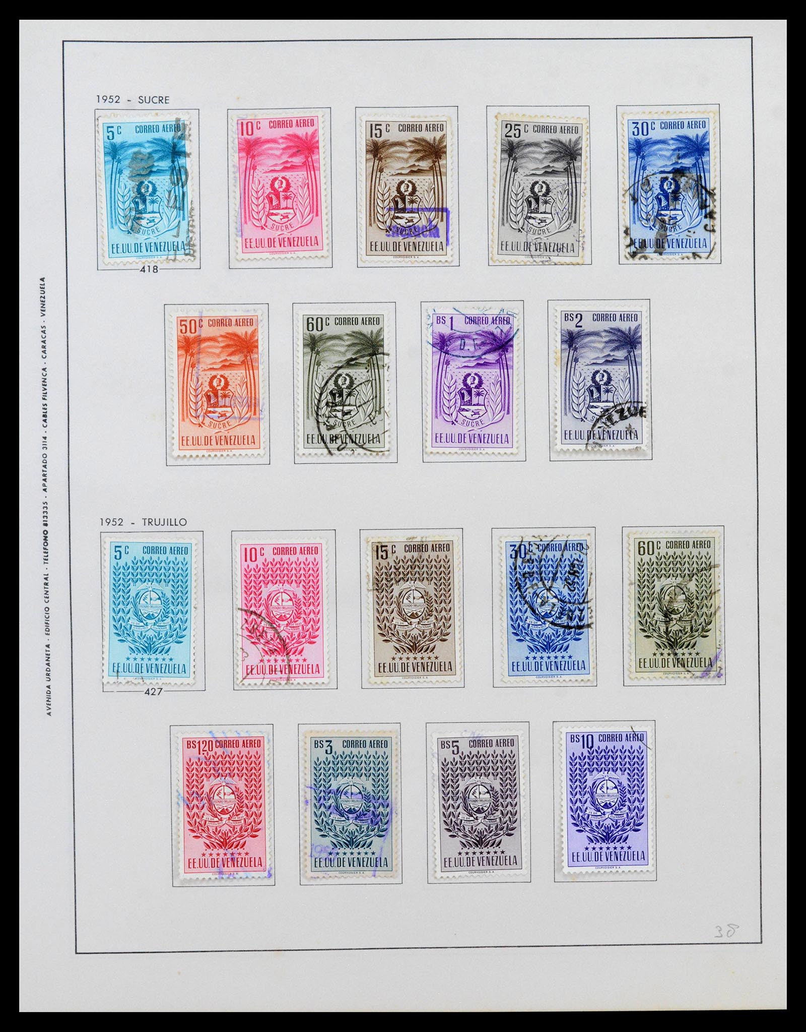 39436 0026 - Postzegelverzameling 39436 Venezuela 1859-1985.