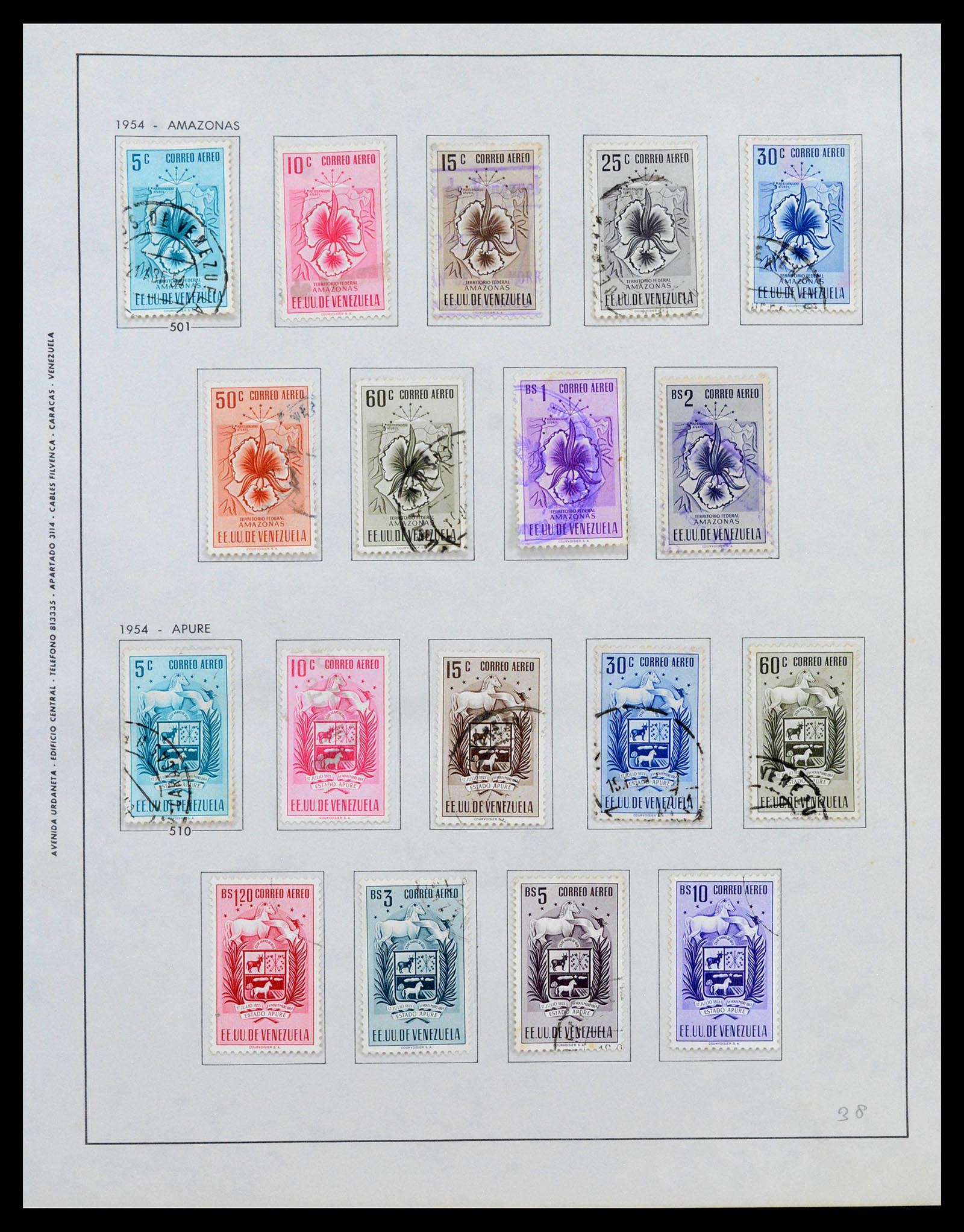 39436 0030 - Postzegelverzameling 39436 Venezuela 1859-1985.