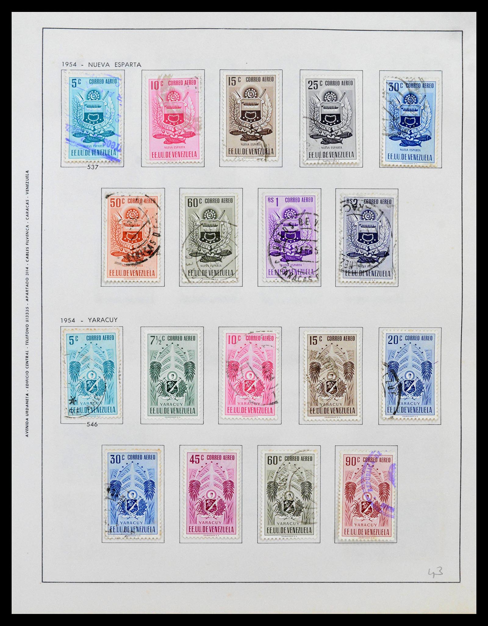 39436 0032 - Stamp collection 39436 Venezuela 1859-1985.