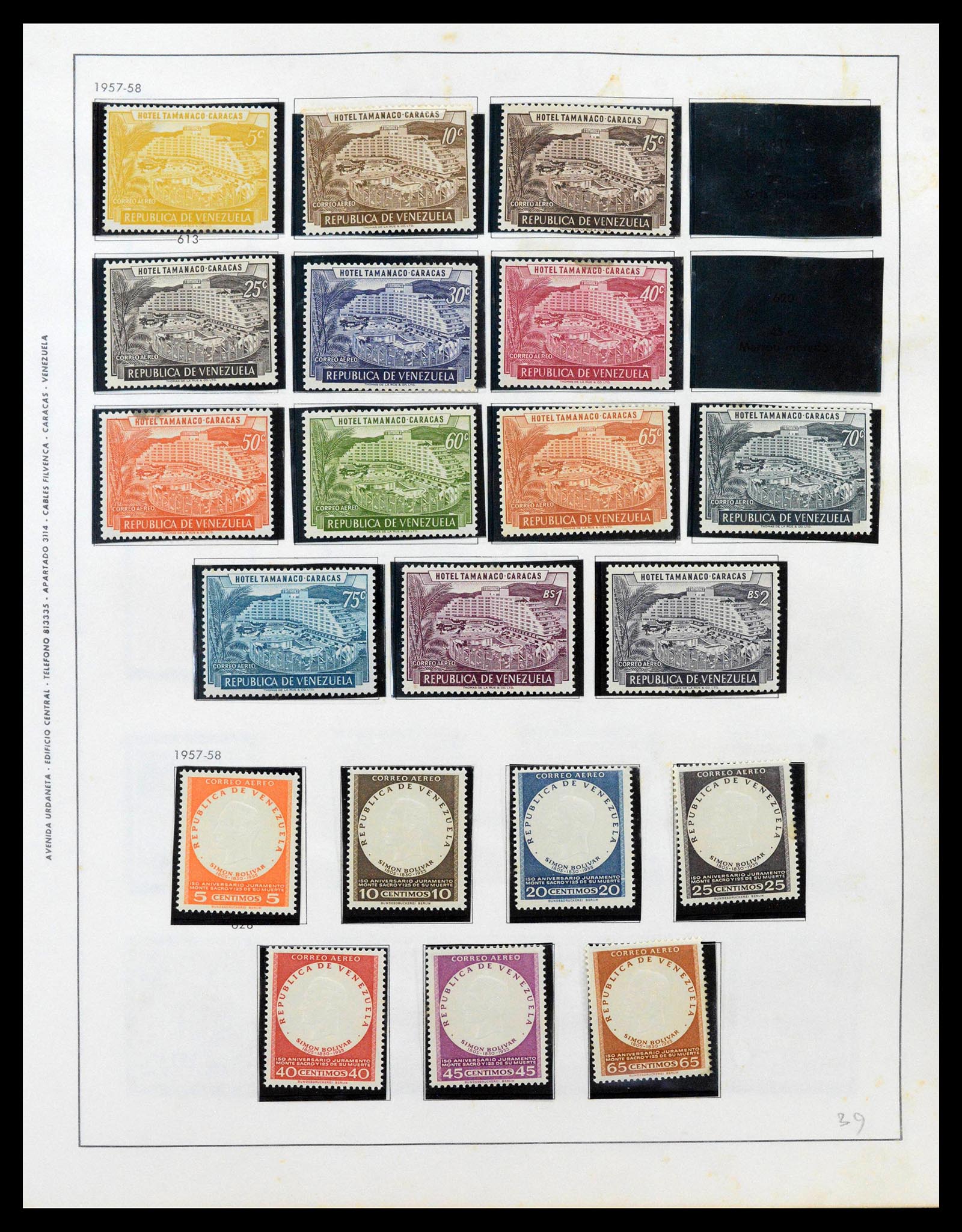 39436 0038 - Postzegelverzameling 39436 Venezuela 1859-1985.