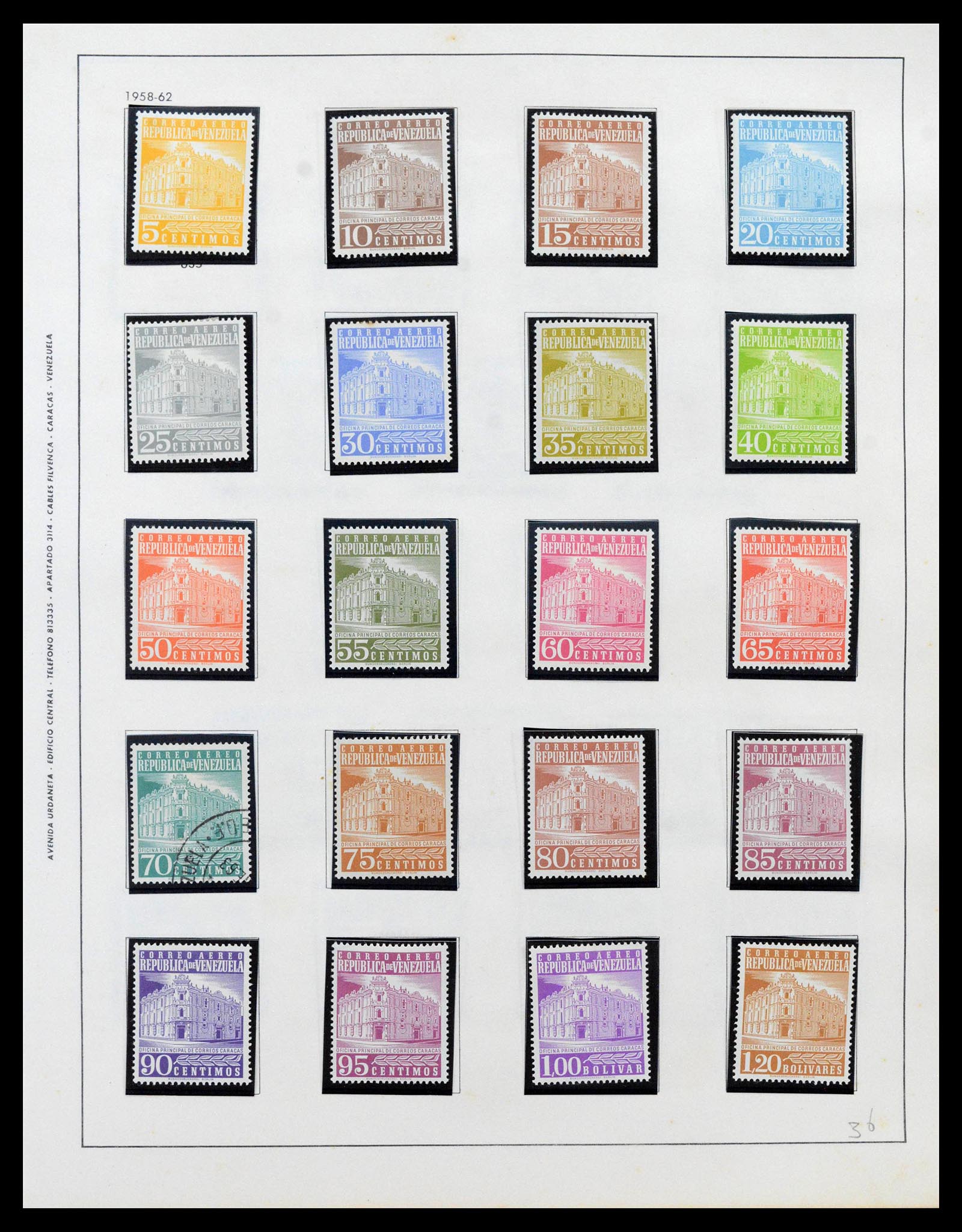 39436 0039 - Postzegelverzameling 39436 Venezuela 1859-1985.