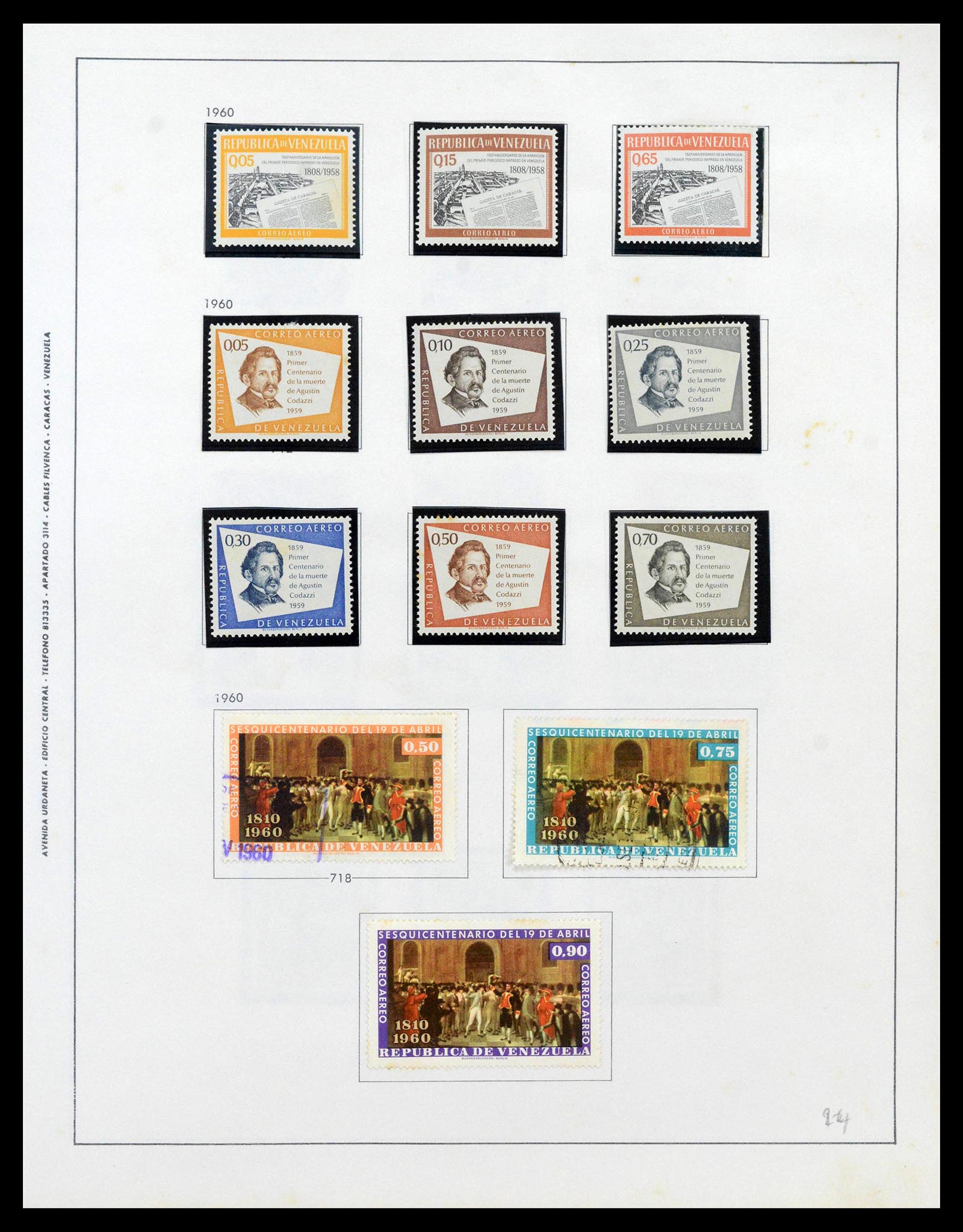 39436 0045 - Stamp collection 39436 Venezuela 1859-1985.