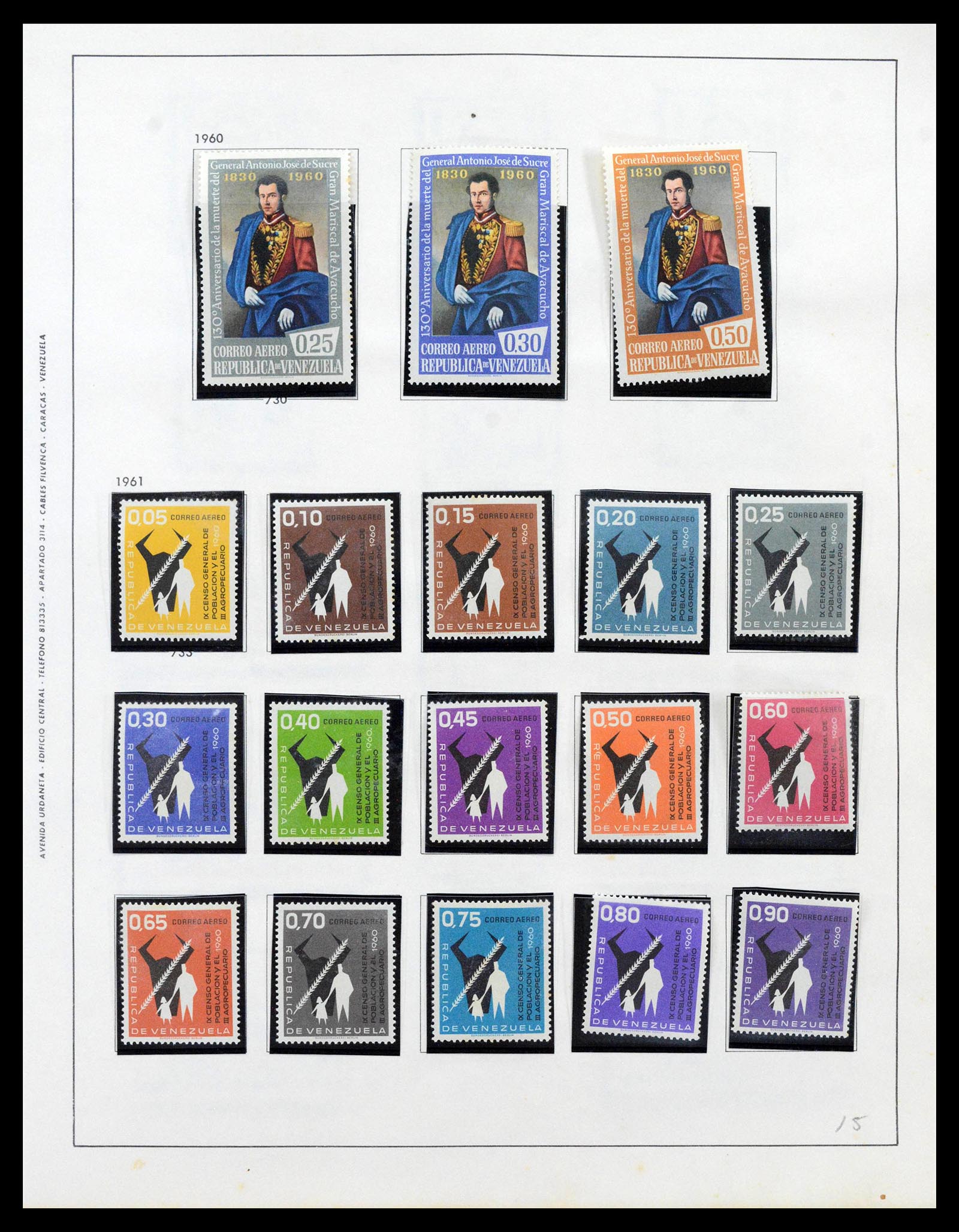 39436 0047 - Stamp collection 39436 Venezuela 1859-1985.