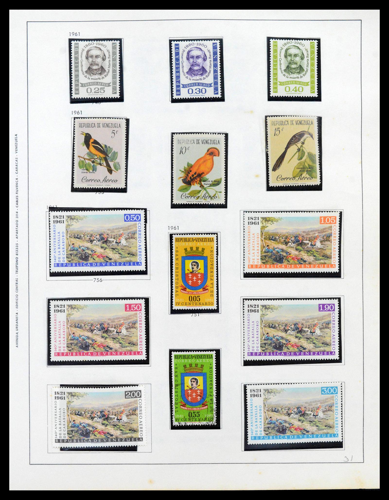 39436 0048 - Stamp collection 39436 Venezuela 1859-1985.