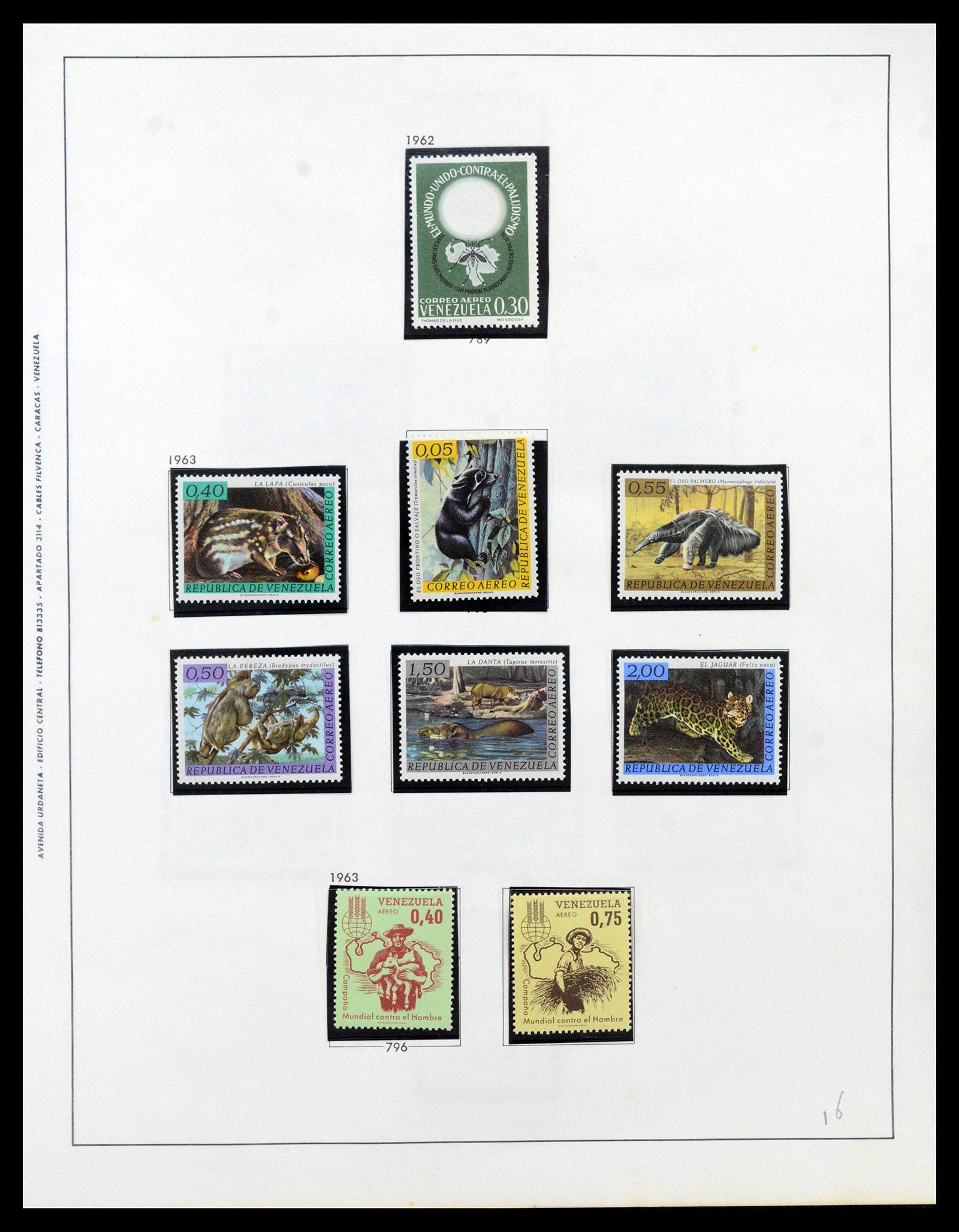 39436 0051 - Postzegelverzameling 39436 Venezuela 1859-1985.