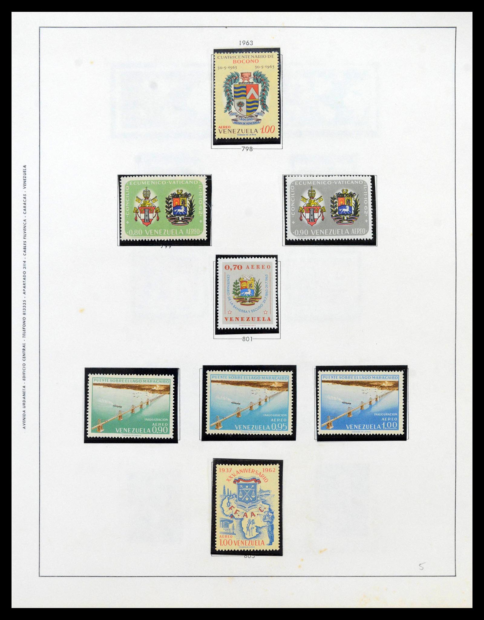 39436 0052 - Stamp collection 39436 Venezuela 1859-1985.