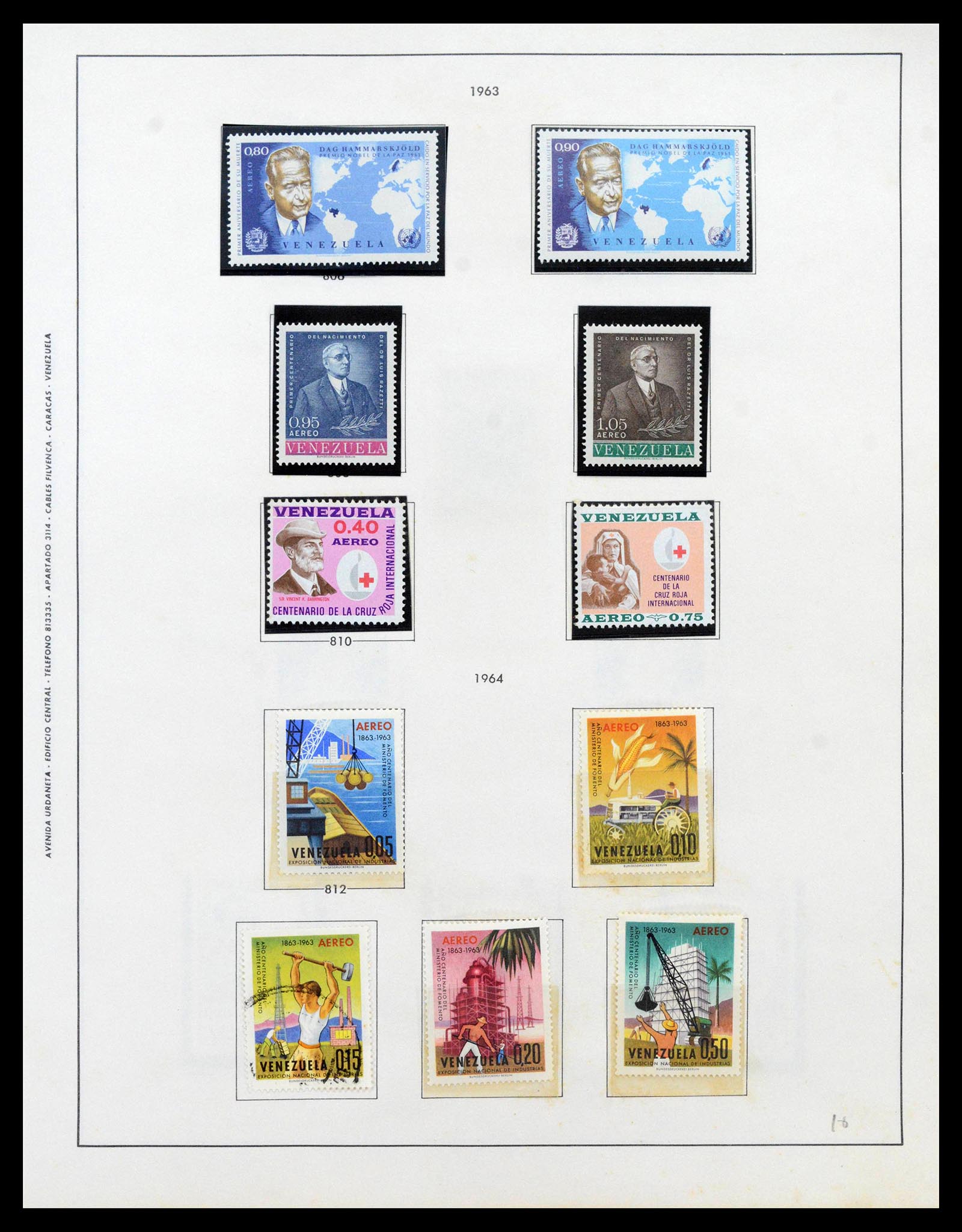 39436 0053 - Stamp collection 39436 Venezuela 1859-1985.