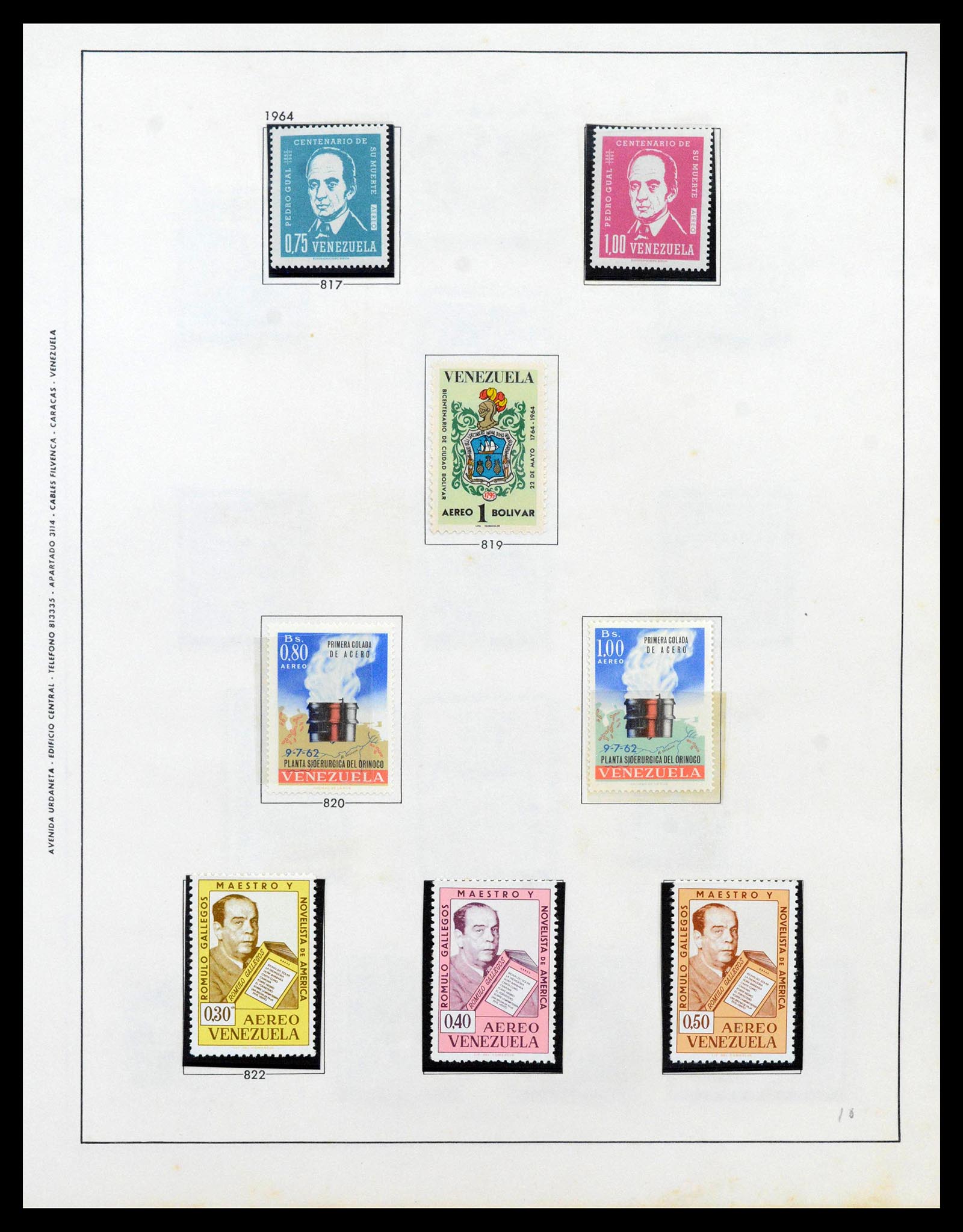 39436 0054 - Stamp collection 39436 Venezuela 1859-1985.