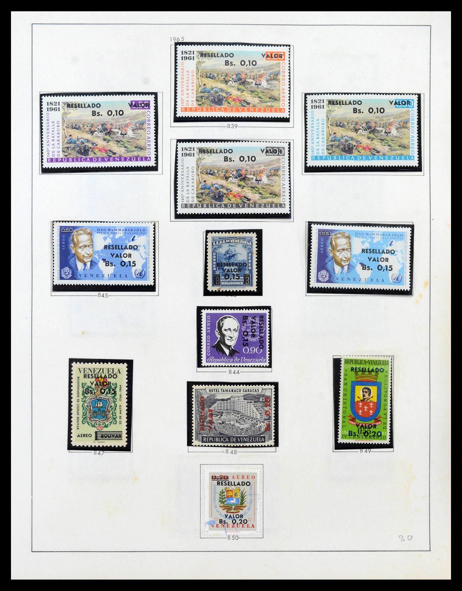 39436 0056 - Stamp collection 39436 Venezuela 1859-1985.
