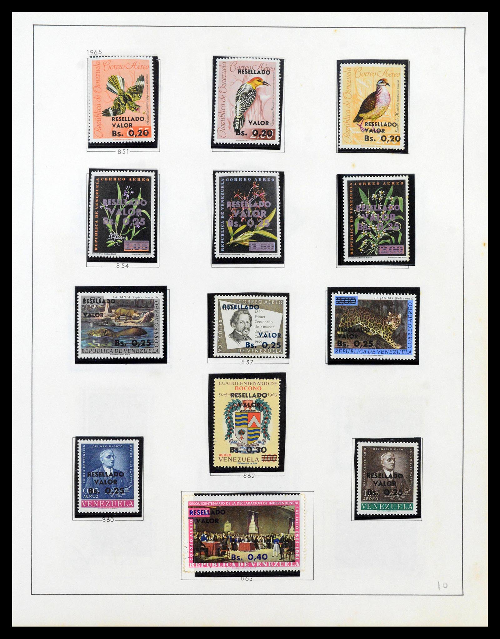 39436 0057 - Stamp collection 39436 Venezuela 1859-1985.