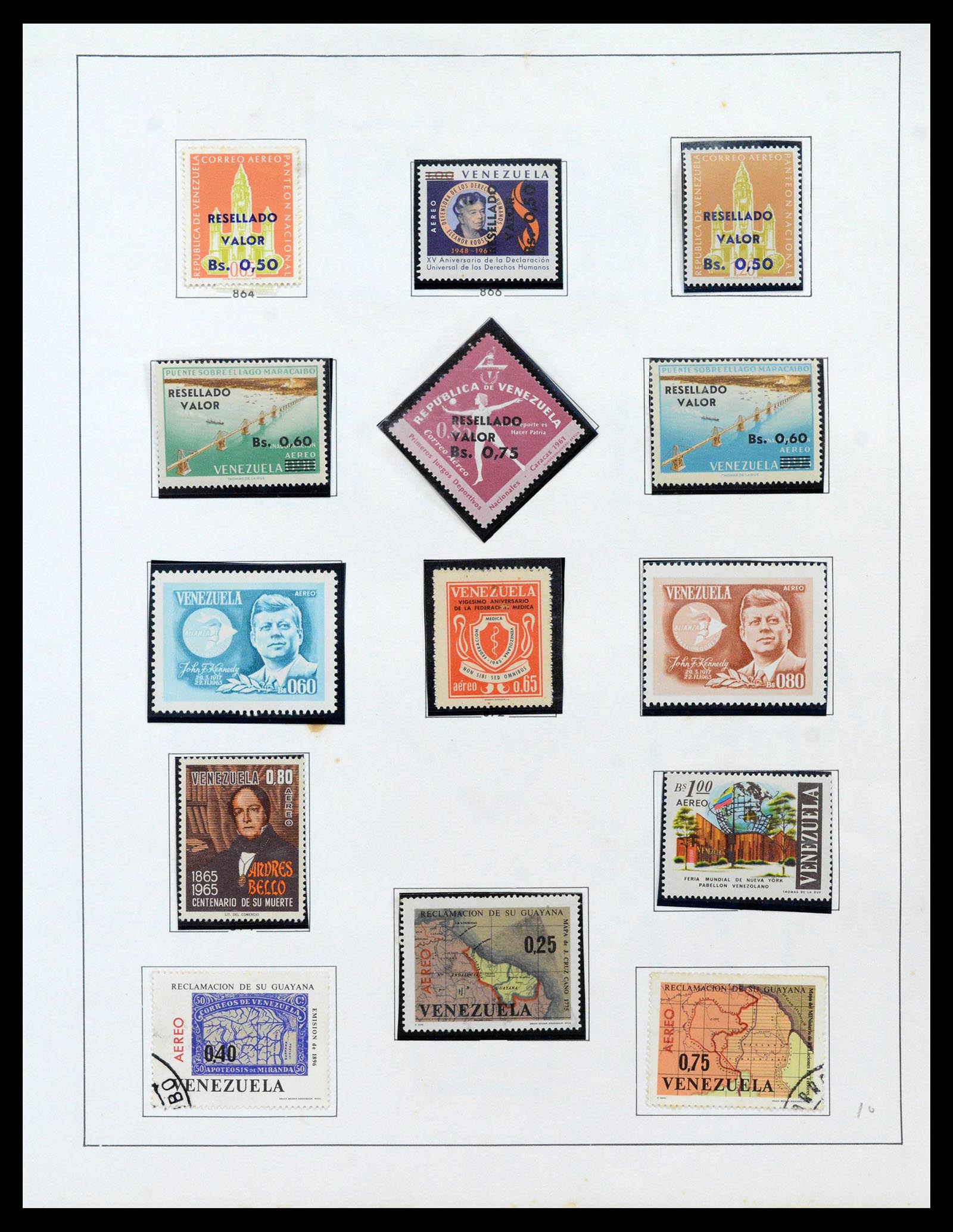39436 0058 - Stamp collection 39436 Venezuela 1859-1985.