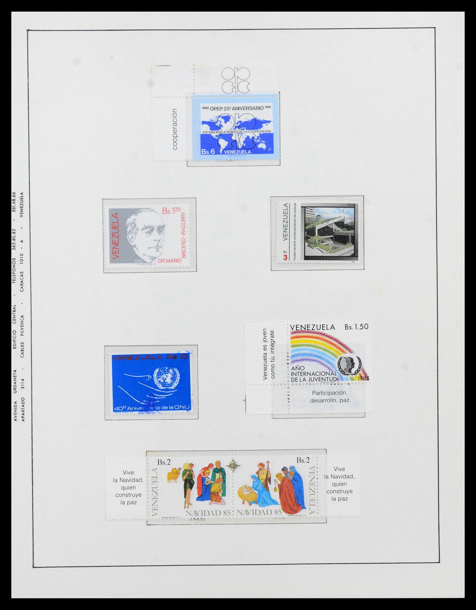 39436 0241 - Postzegelverzameling 39436 Venezuela 1859-1985.