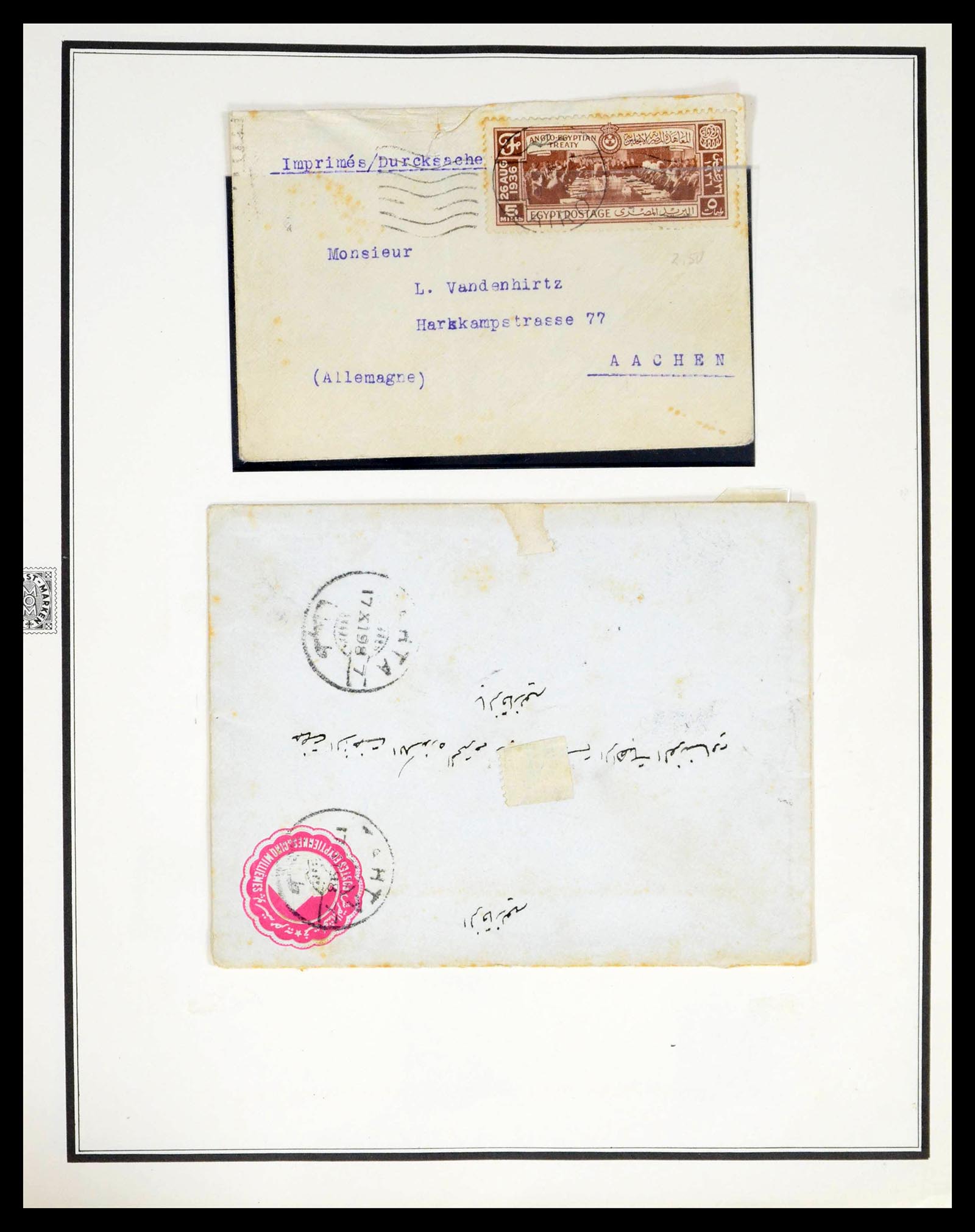39437 0086 - Postzegelverzameling 39437 Egypte 1866-1958.