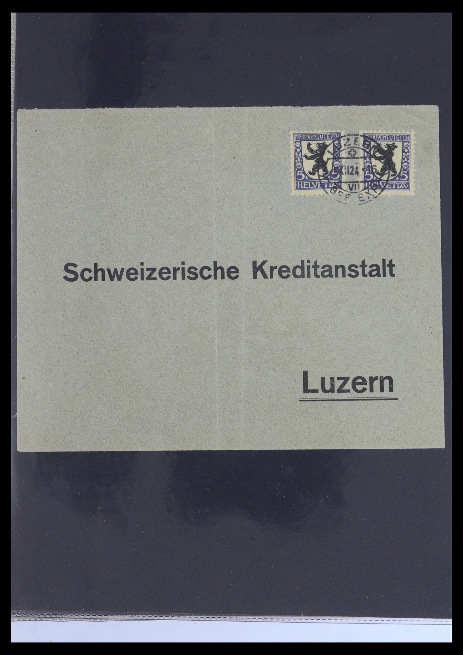 39441 0002 - Postzegelverzameling 39441 Zwitserland brieven vanaf 1870.