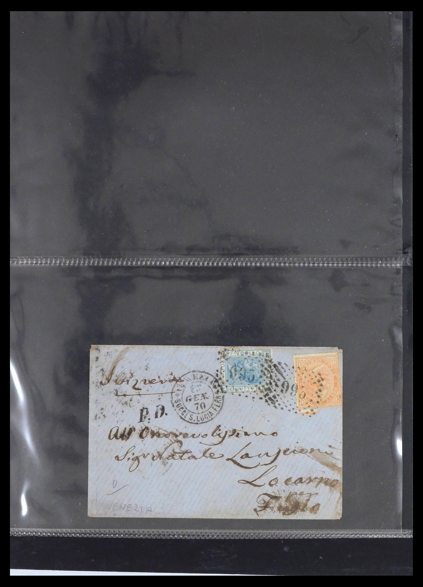 39441 0014 - Postzegelverzameling 39441 Zwitserland brieven vanaf 1870.
