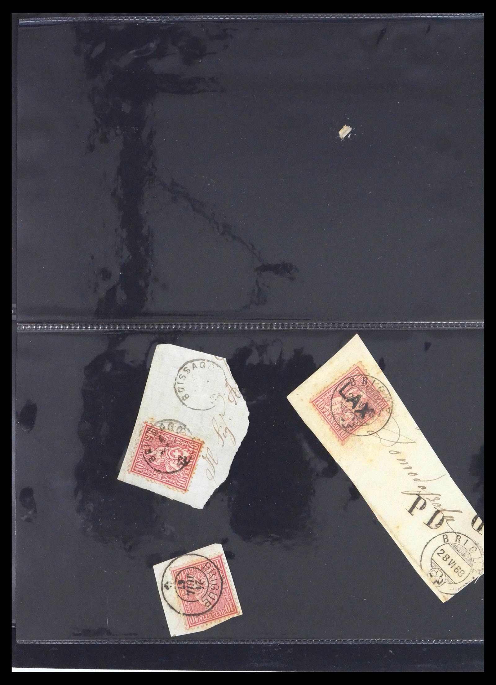 39441 0017 - Postzegelverzameling 39441 Zwitserland brieven vanaf 1870.