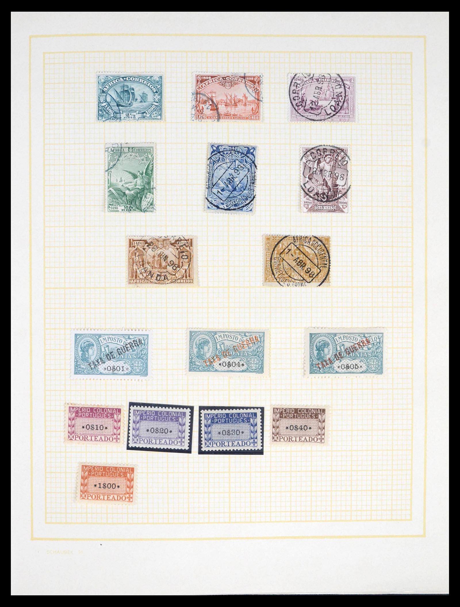 39442 0001 - Postzegelverzameling 39442 Angola 1870-2002.
