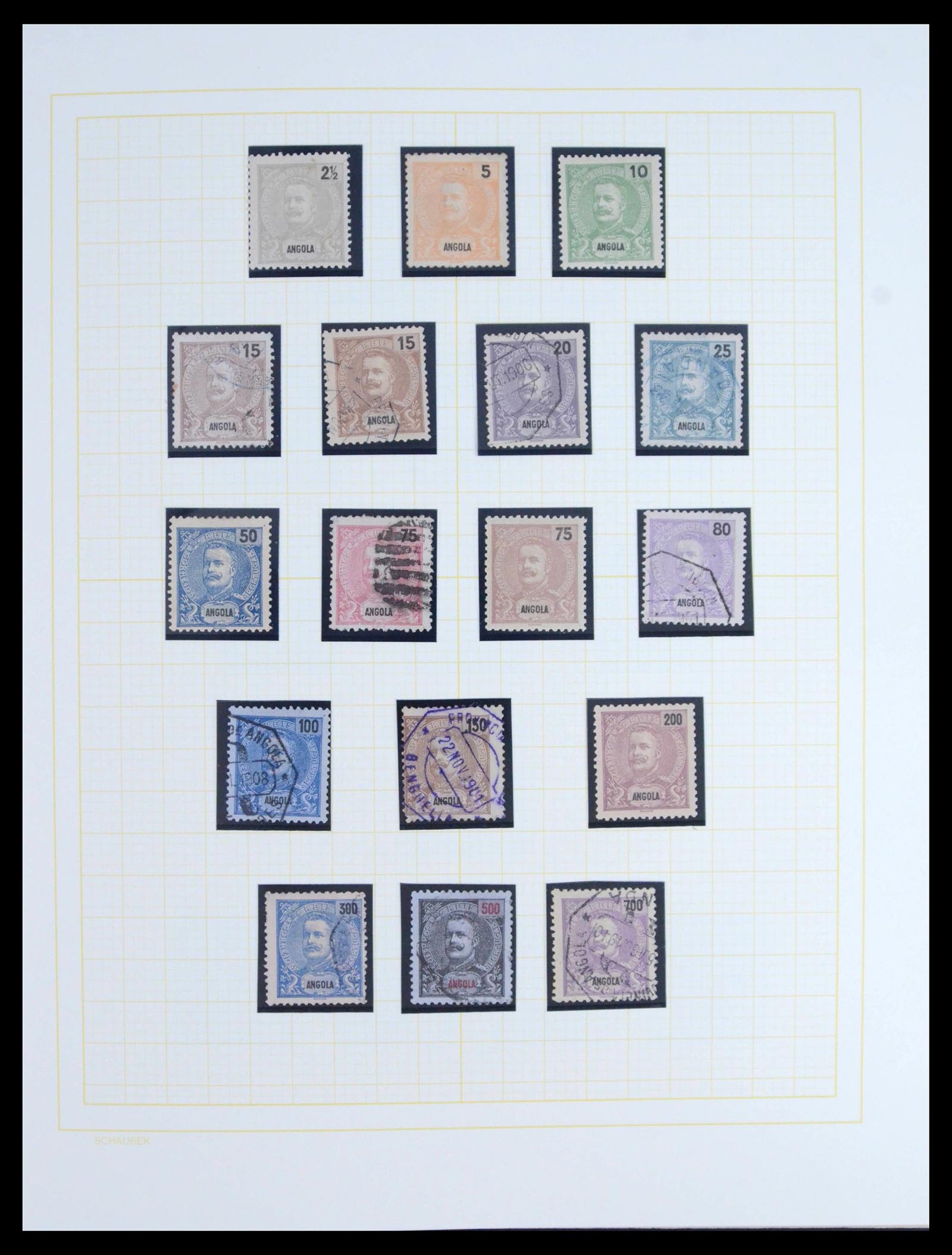 39442 0007 - Postzegelverzameling 39442 Angola 1870-2002.