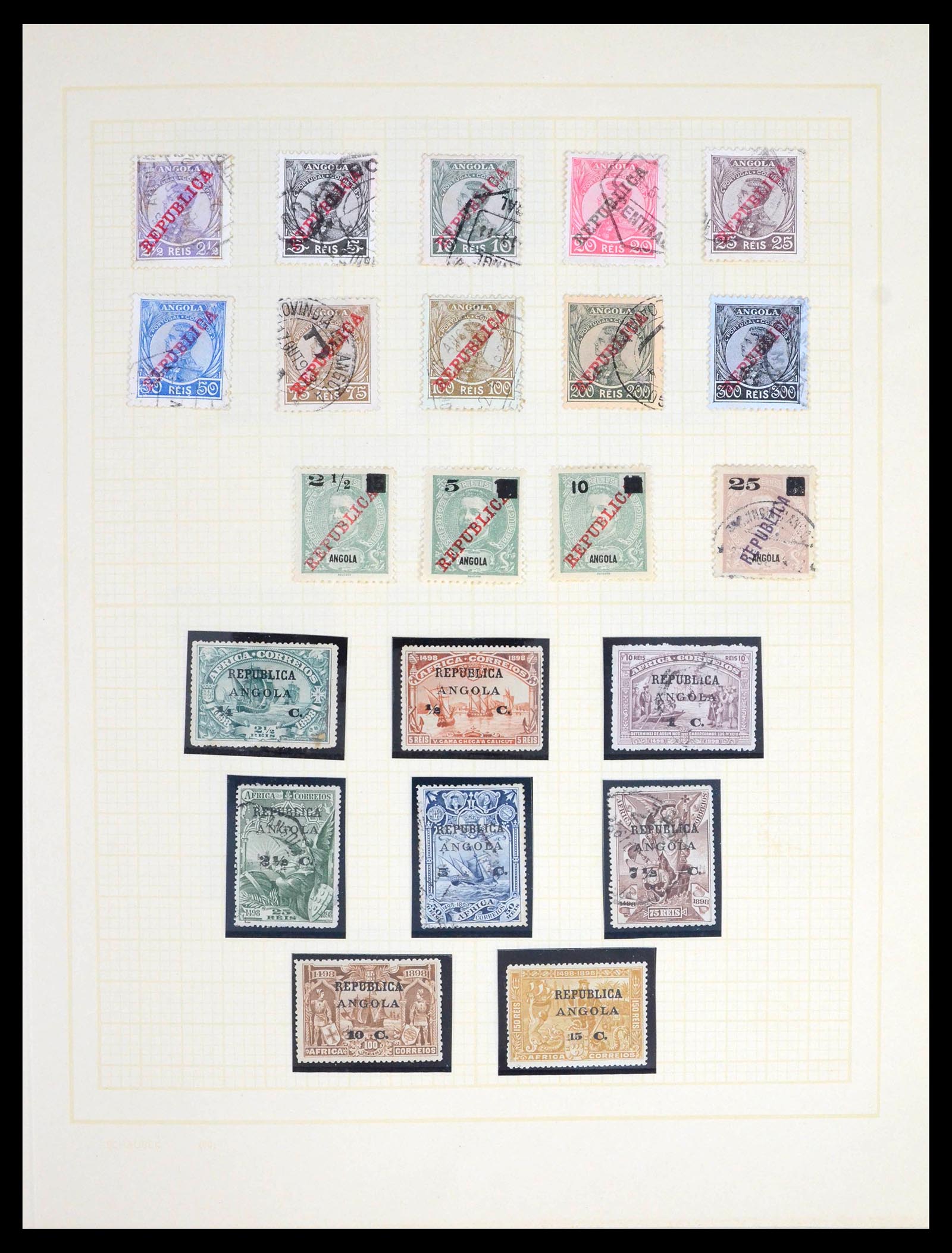 39442 0011 - Postzegelverzameling 39442 Angola 1870-2002.