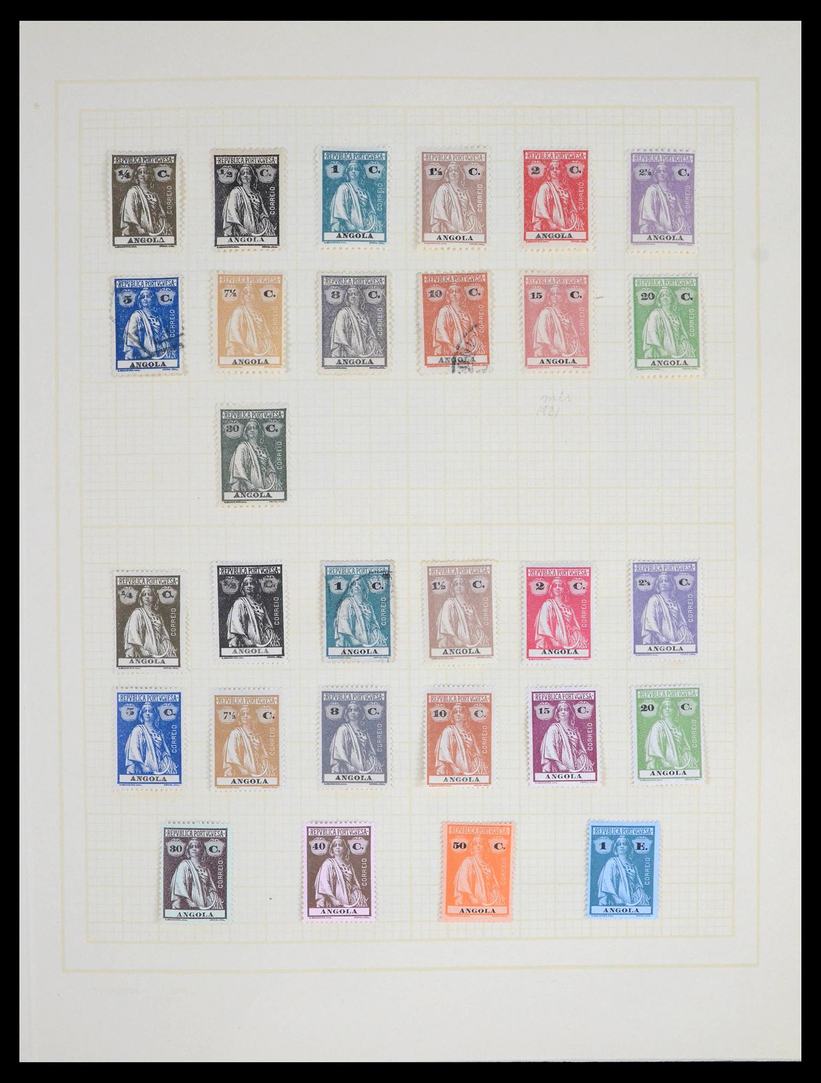 39442 0013 - Postzegelverzameling 39442 Angola 1870-2002.