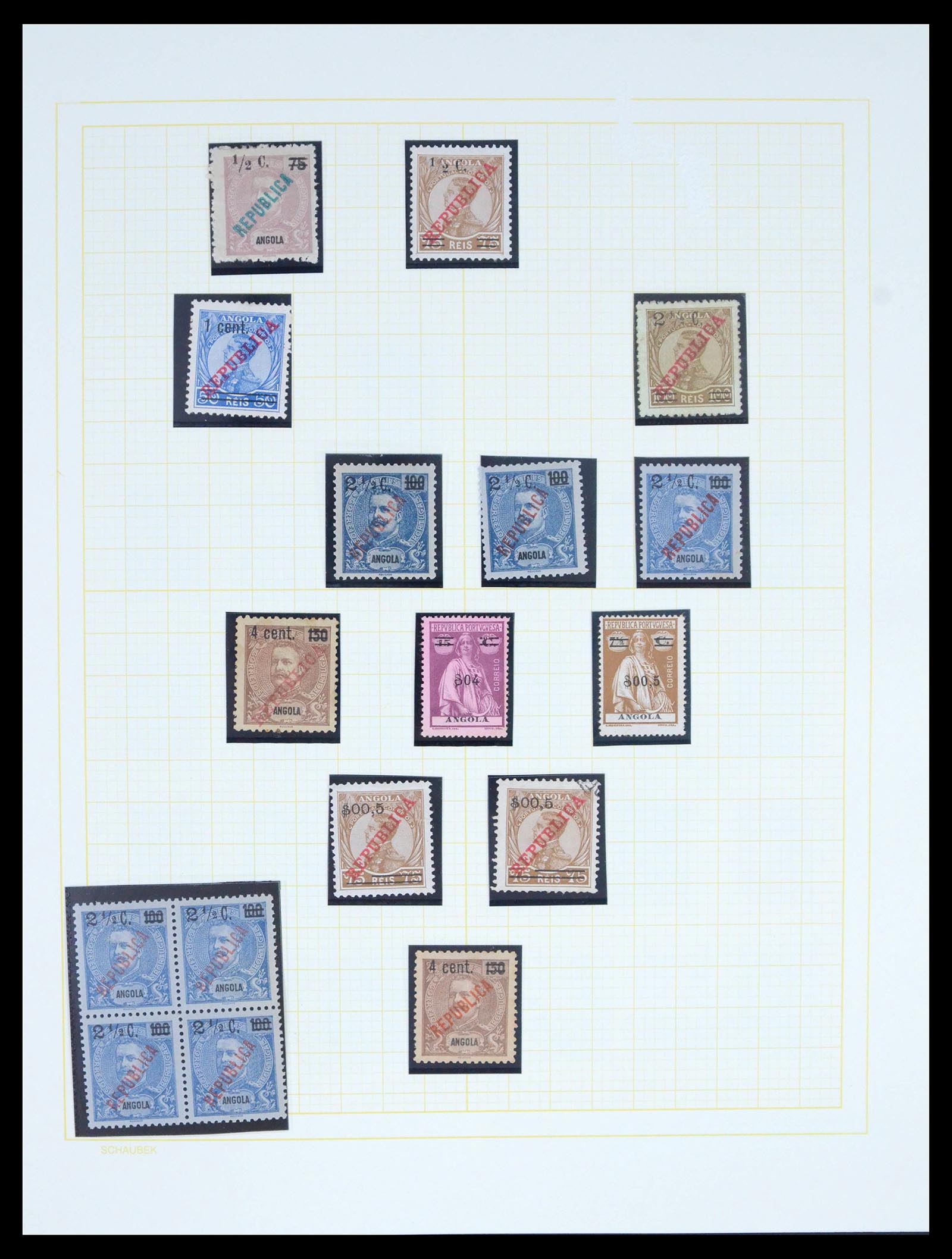 39442 0015 - Postzegelverzameling 39442 Angola 1870-2002.