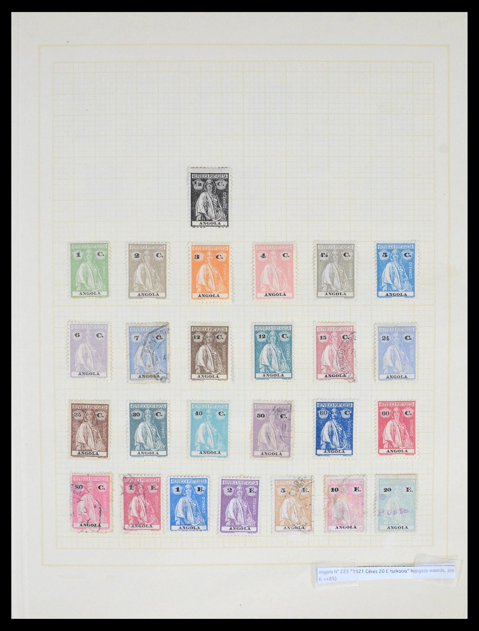39442 0016 - Postzegelverzameling 39442 Angola 1870-2002.
