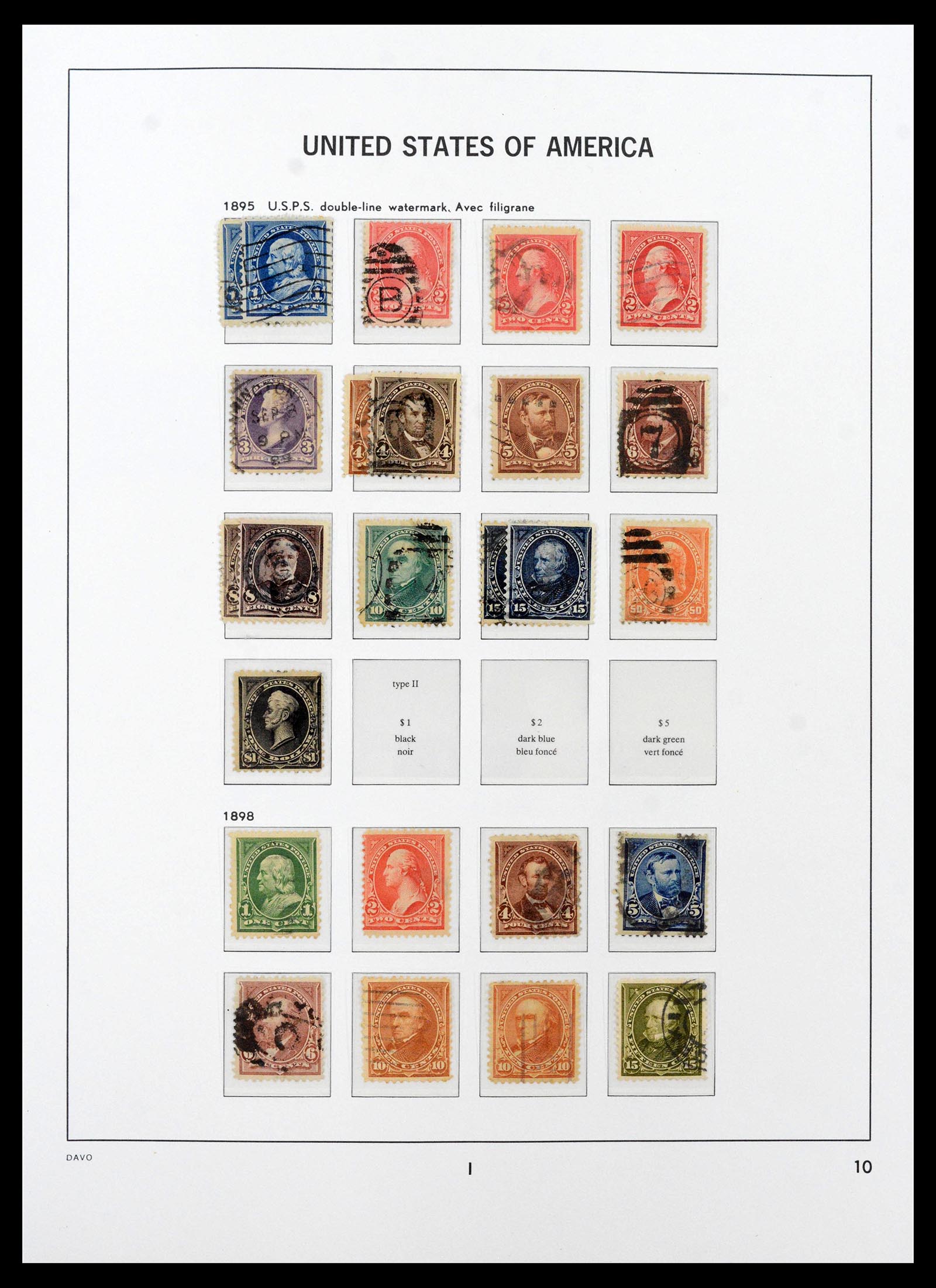 39443 0012 - Postzegelverzameling 39443 USA 1851-1976.