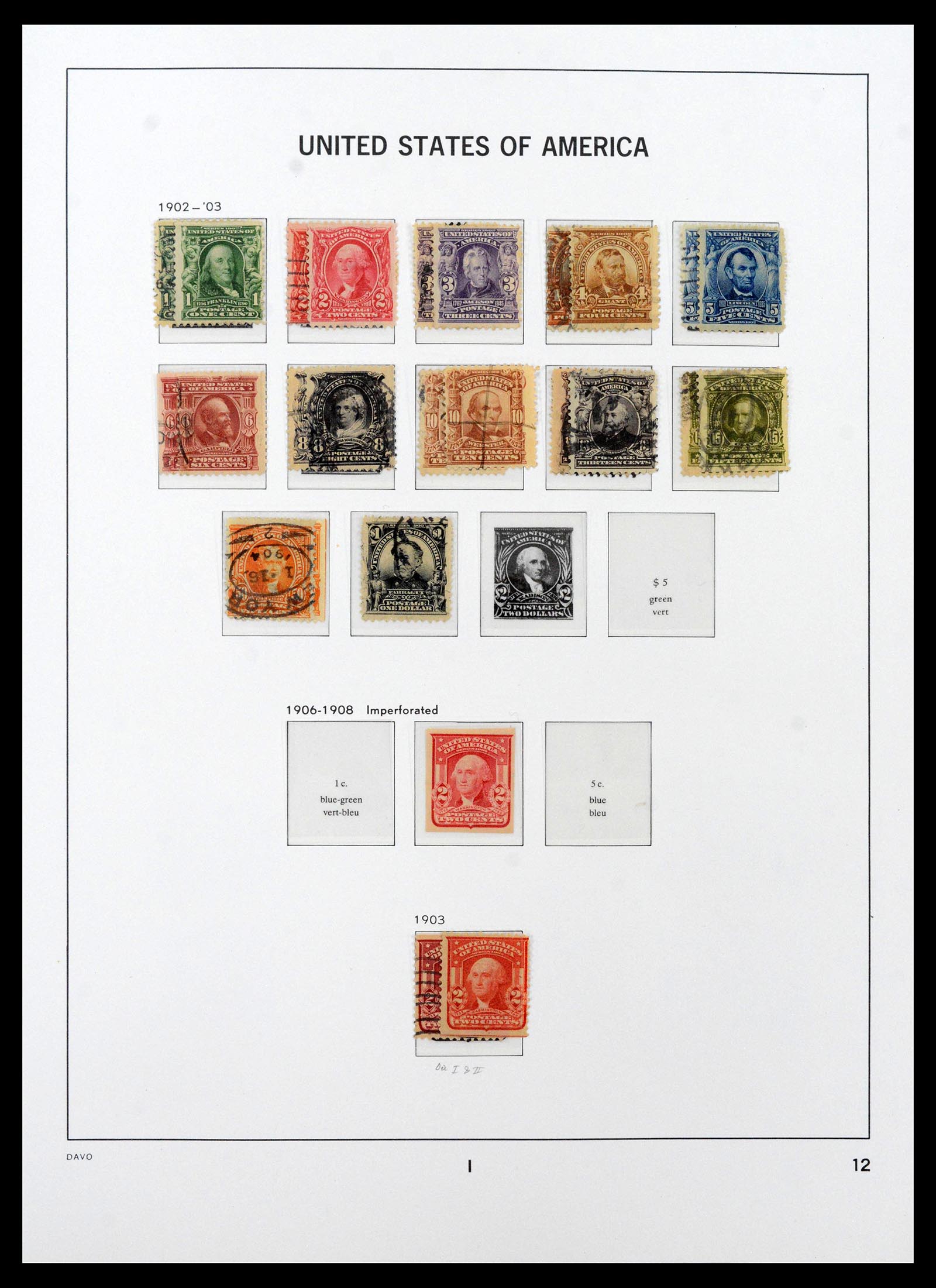 39443 0014 - Postzegelverzameling 39443 USA 1851-1976.