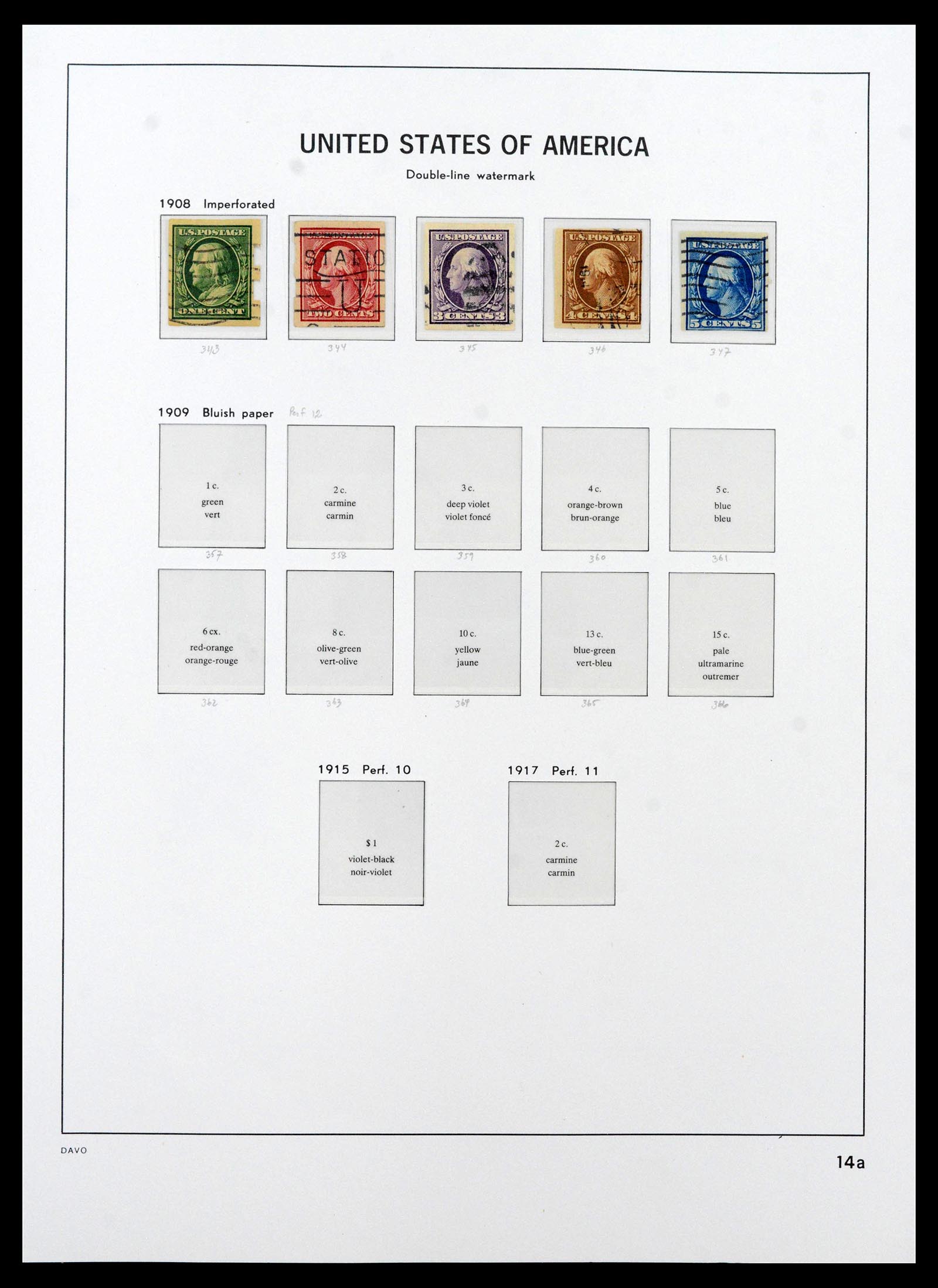 39443 0017 - Postzegelverzameling 39443 USA 1851-1976.
