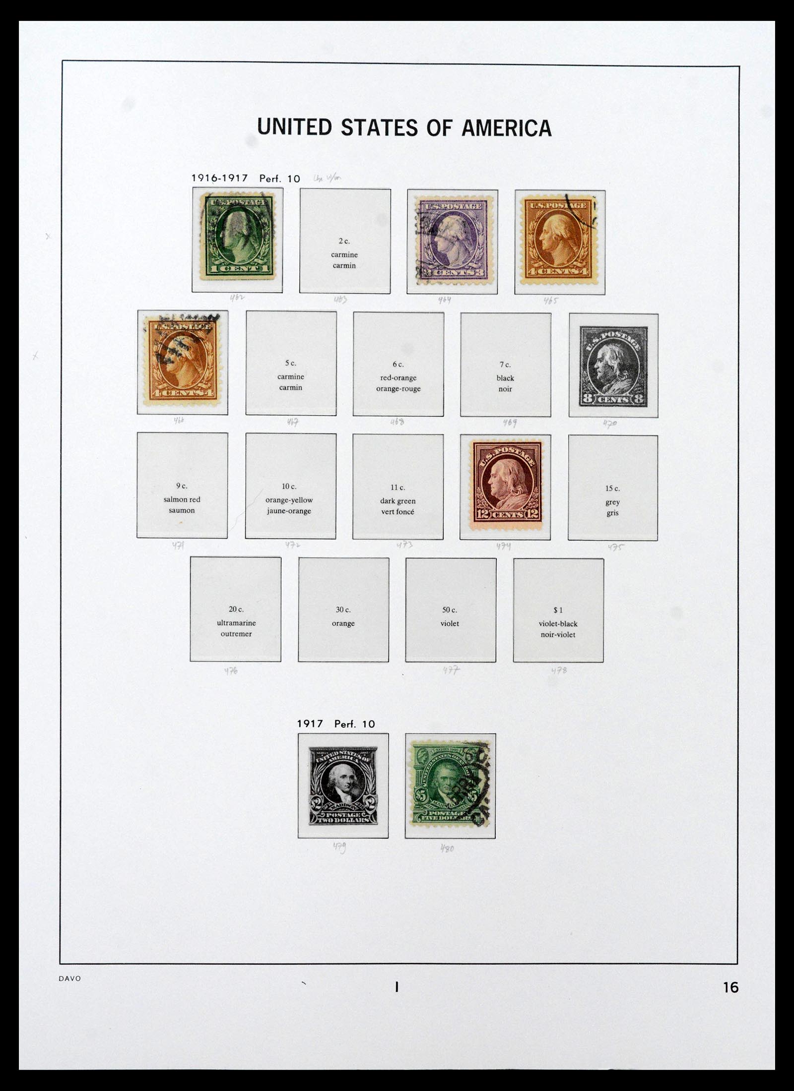 39443 0019 - Postzegelverzameling 39443 USA 1851-1976.