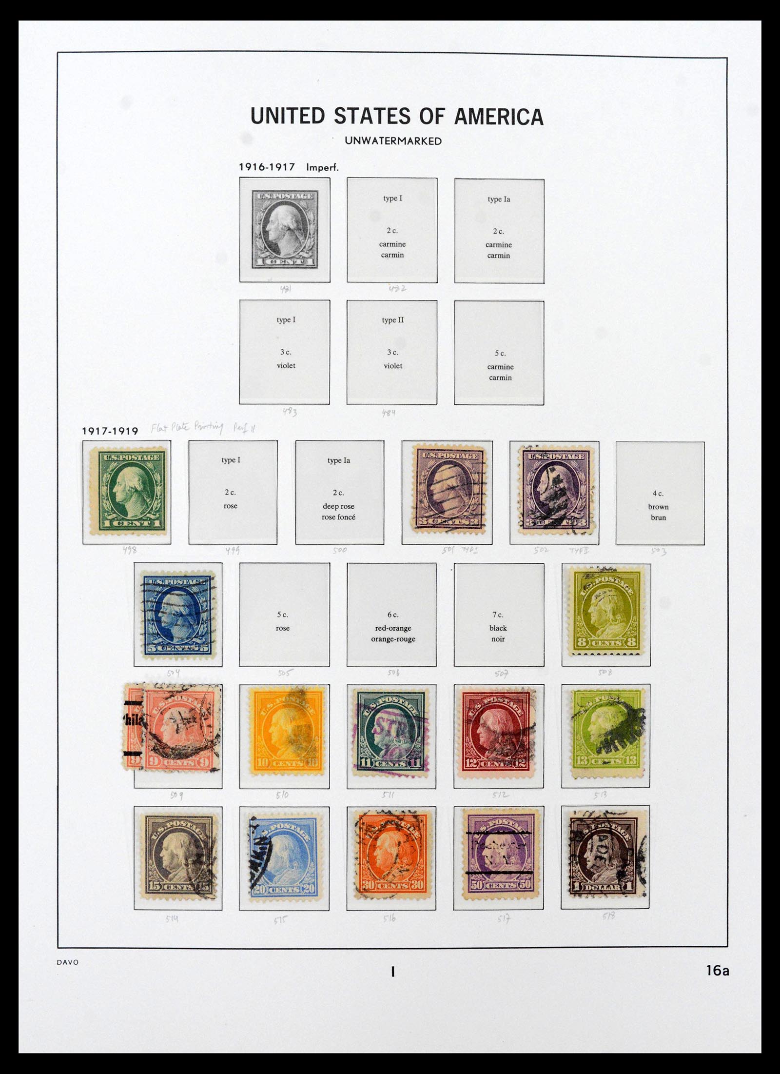 39443 0020 - Postzegelverzameling 39443 USA 1851-1976.